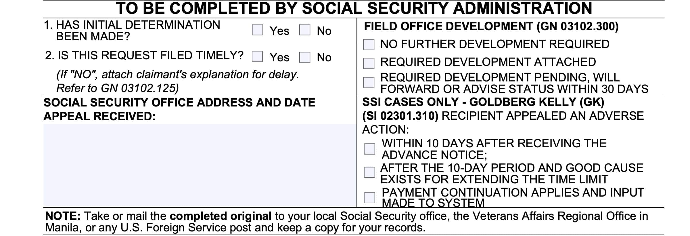 ssa 561 u2 form printable