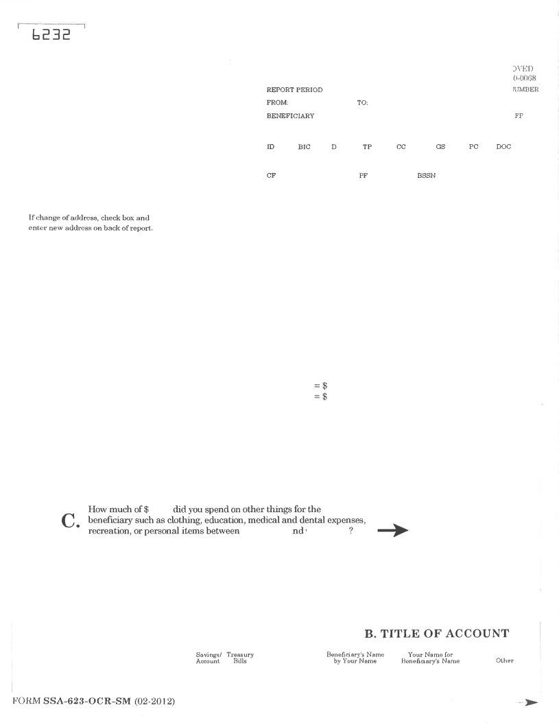 Form Ssa 6232 Fill Out Printable PDF Forms Online