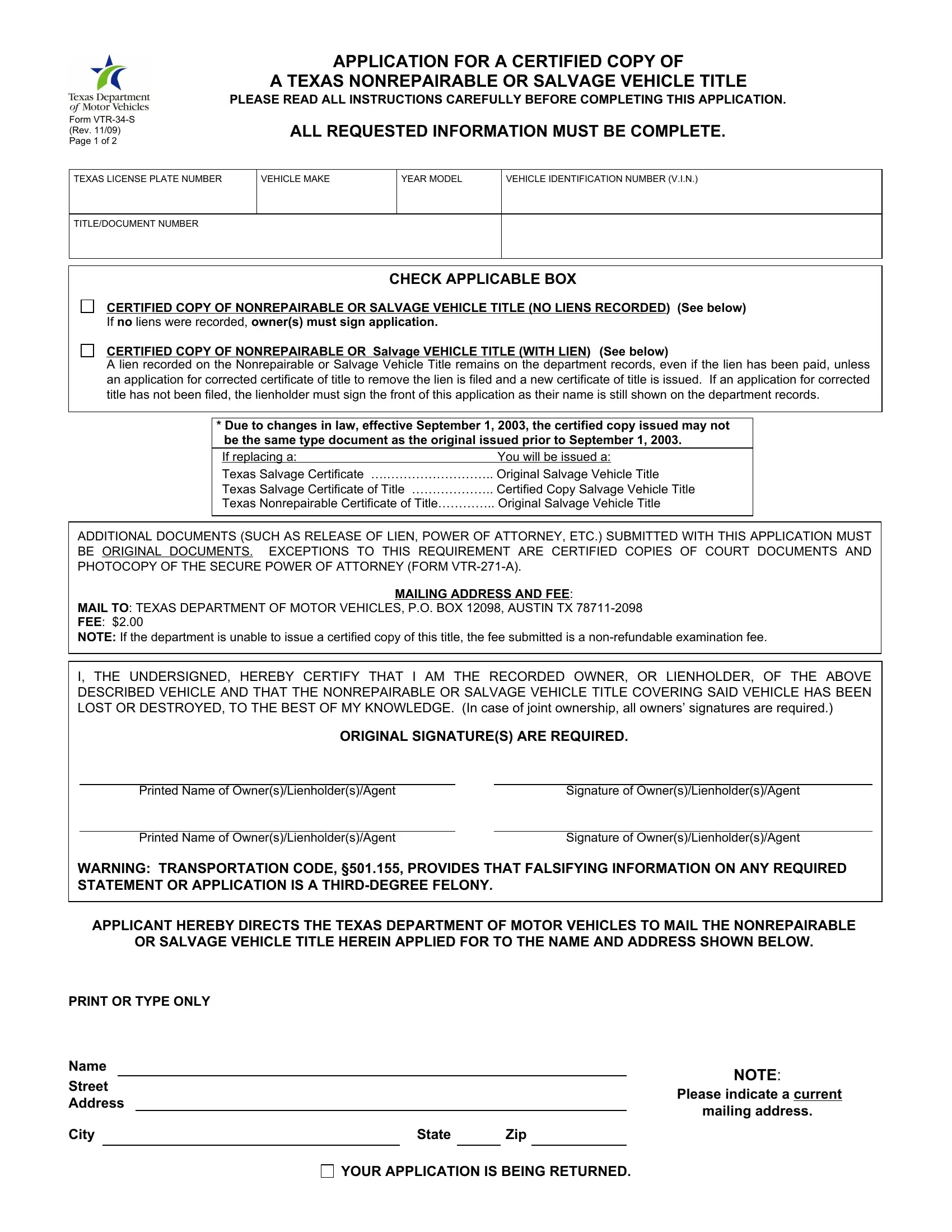 Form Vtr 34 S Fill Out Printable PDF Forms Online