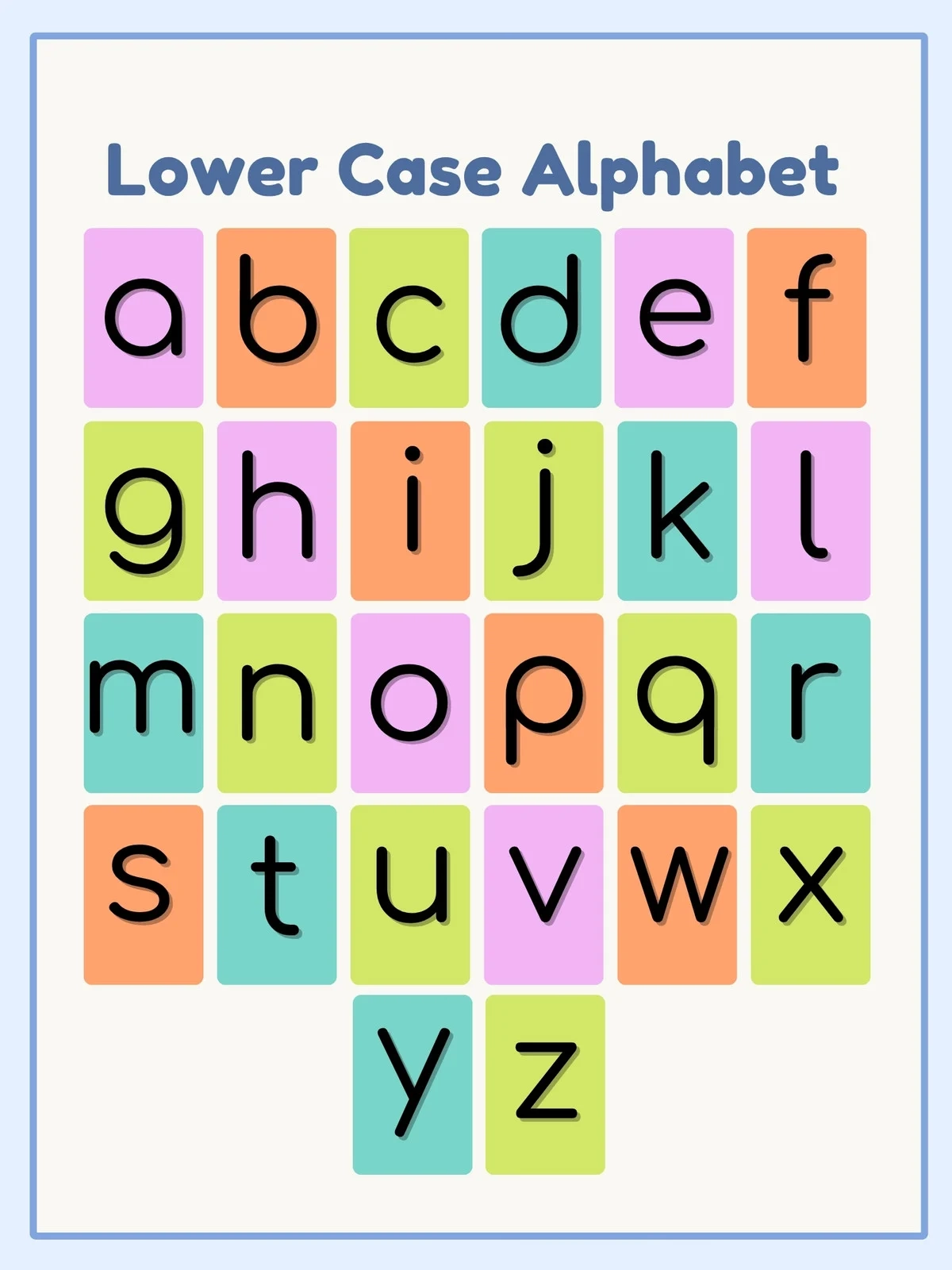 Free And Customizable Alphabet Templates Canva