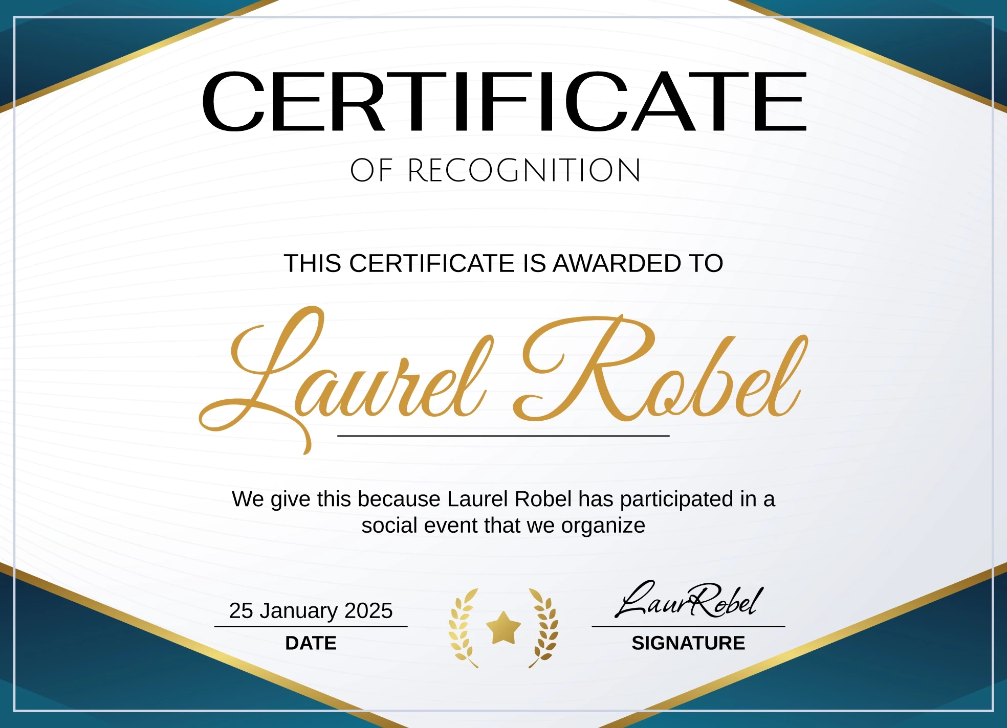 award template google docs