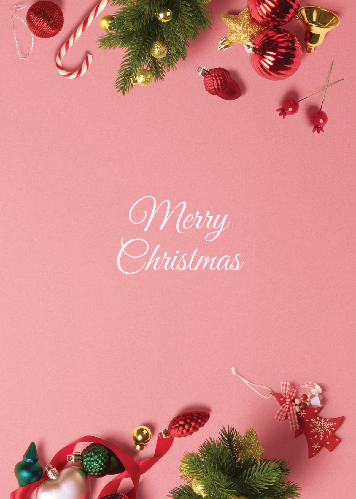 Free Christmas Card Background Template To Edit Online
