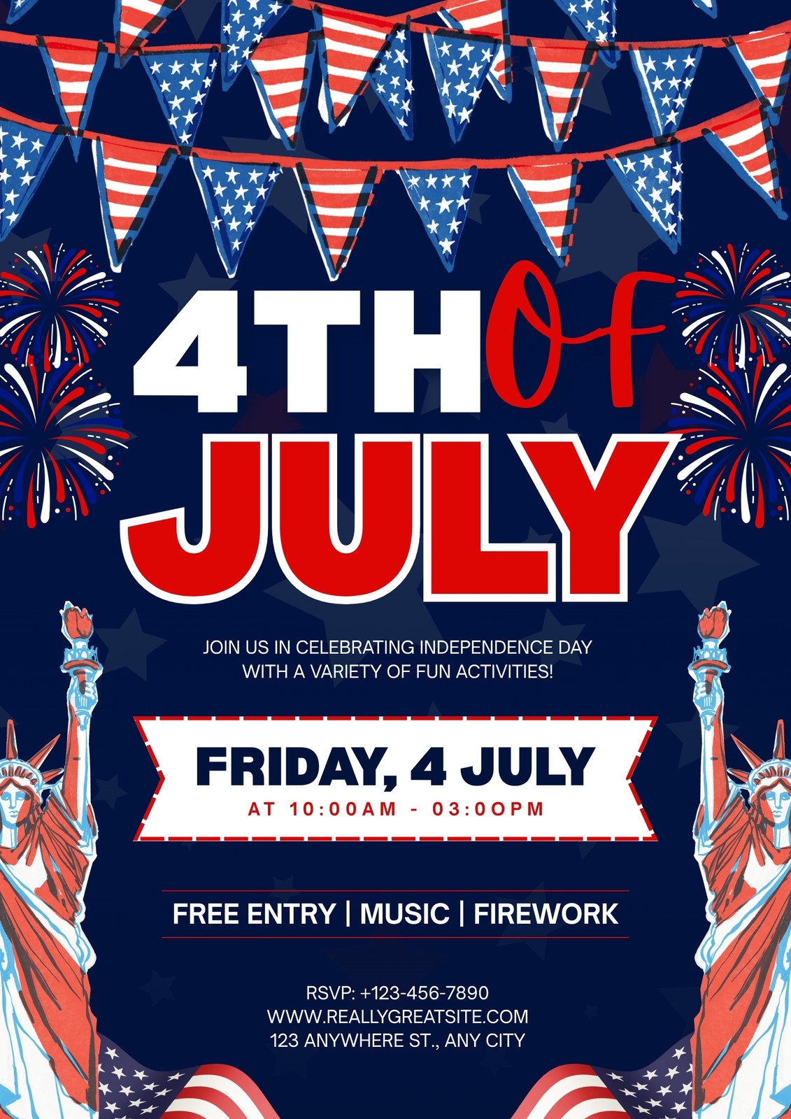 4th of july flyer