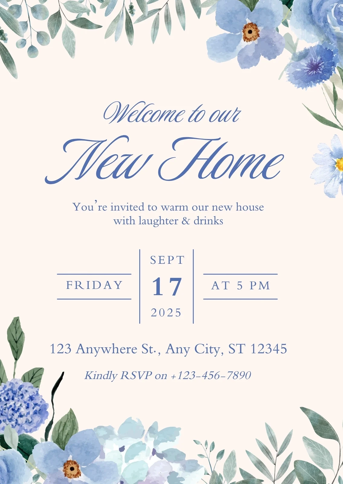 housewarming party invitation template