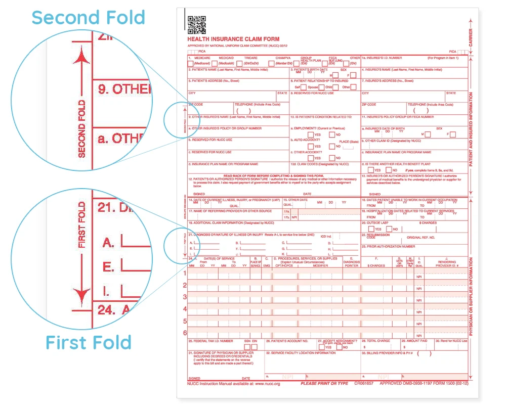 Free Fillable CMS 1500 Template And Information