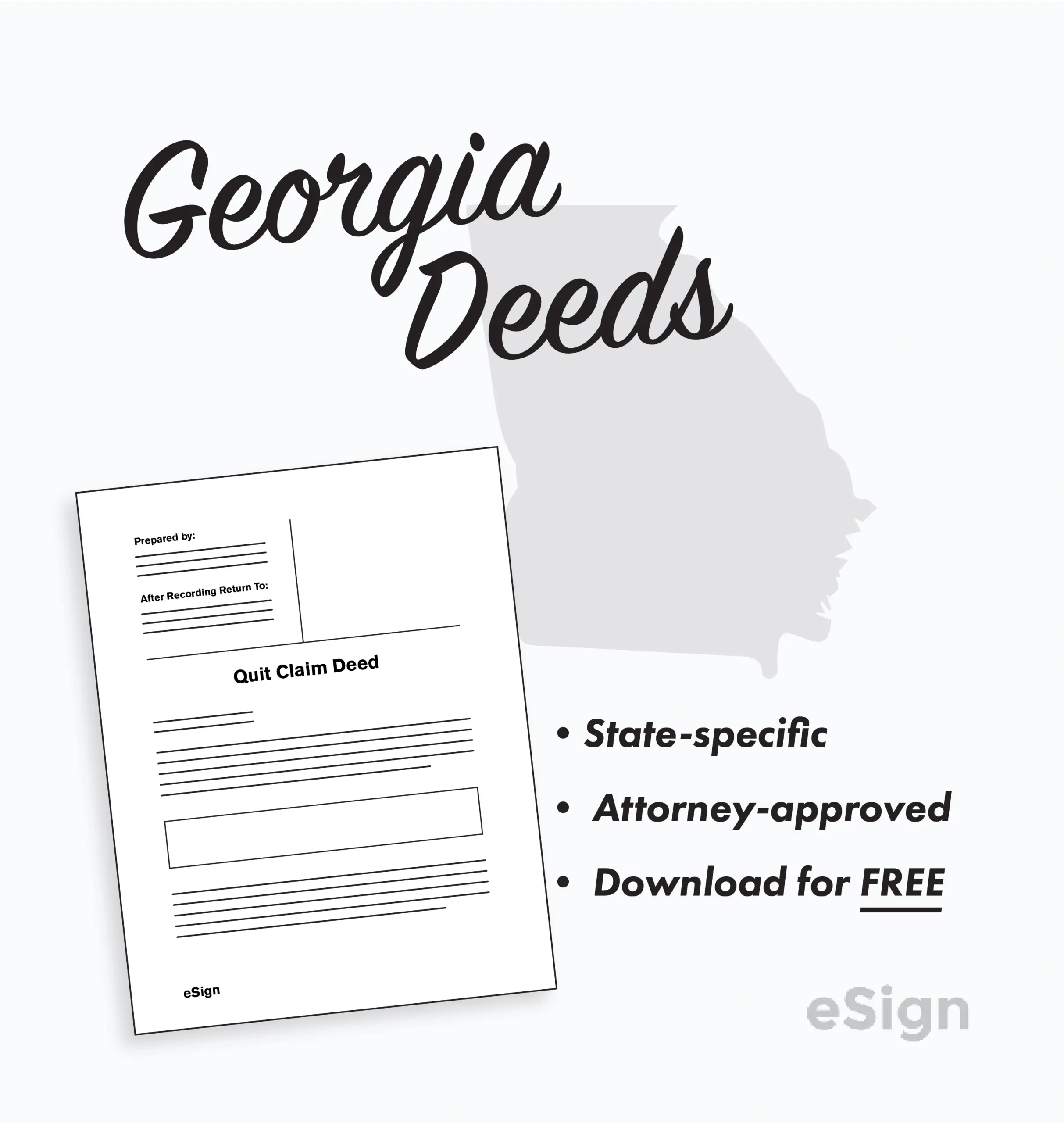 Free Georgia Deed Forms 5 PDF Word