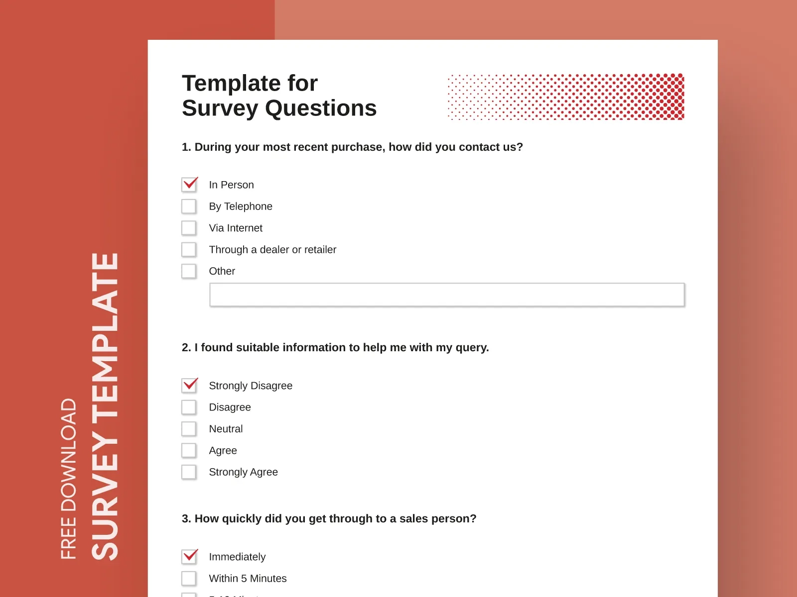 Free Google Docs Template For Survey Questions By Gdoc On Dribbble