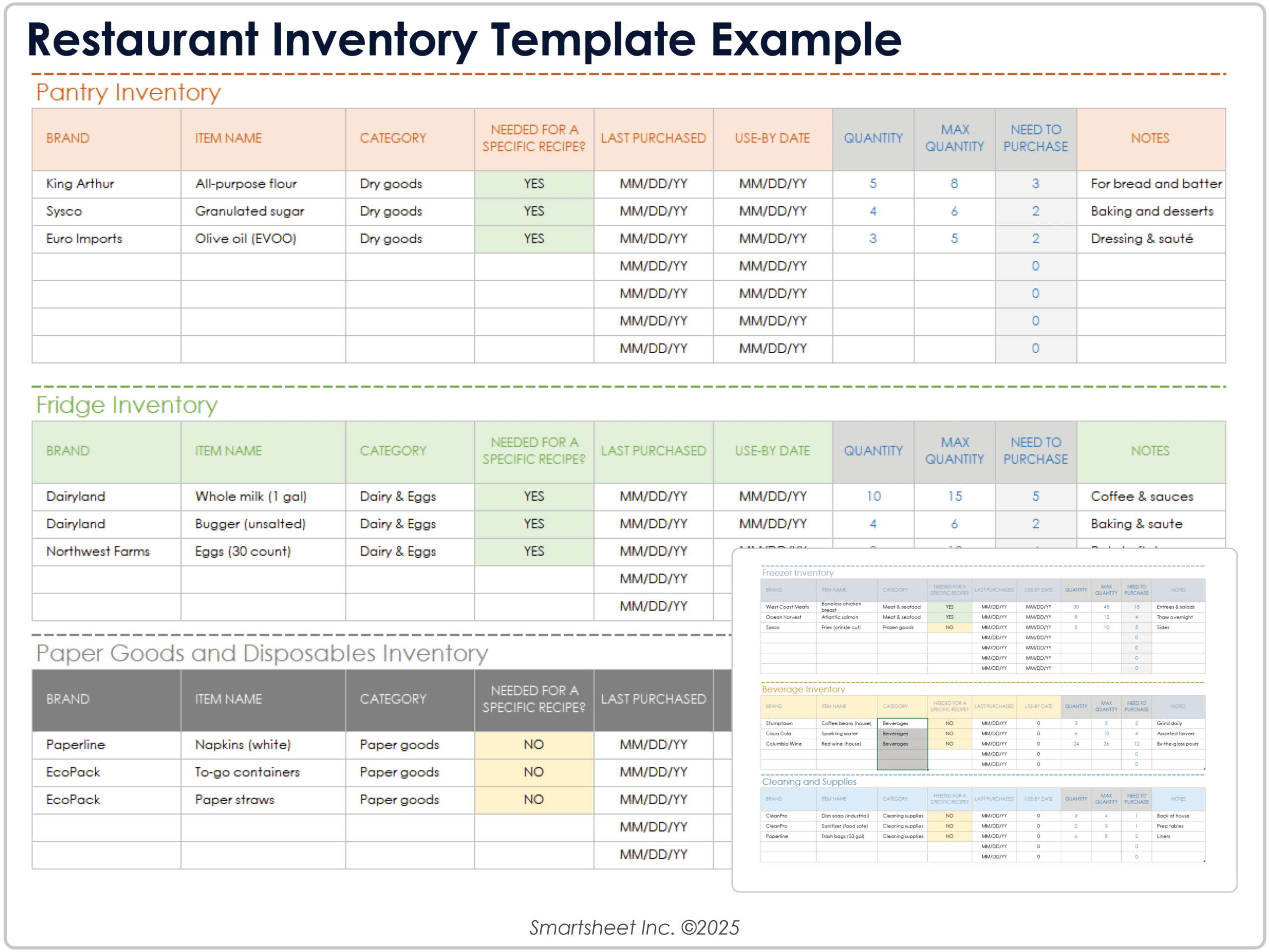 Free Google Sheets Inventory Templates