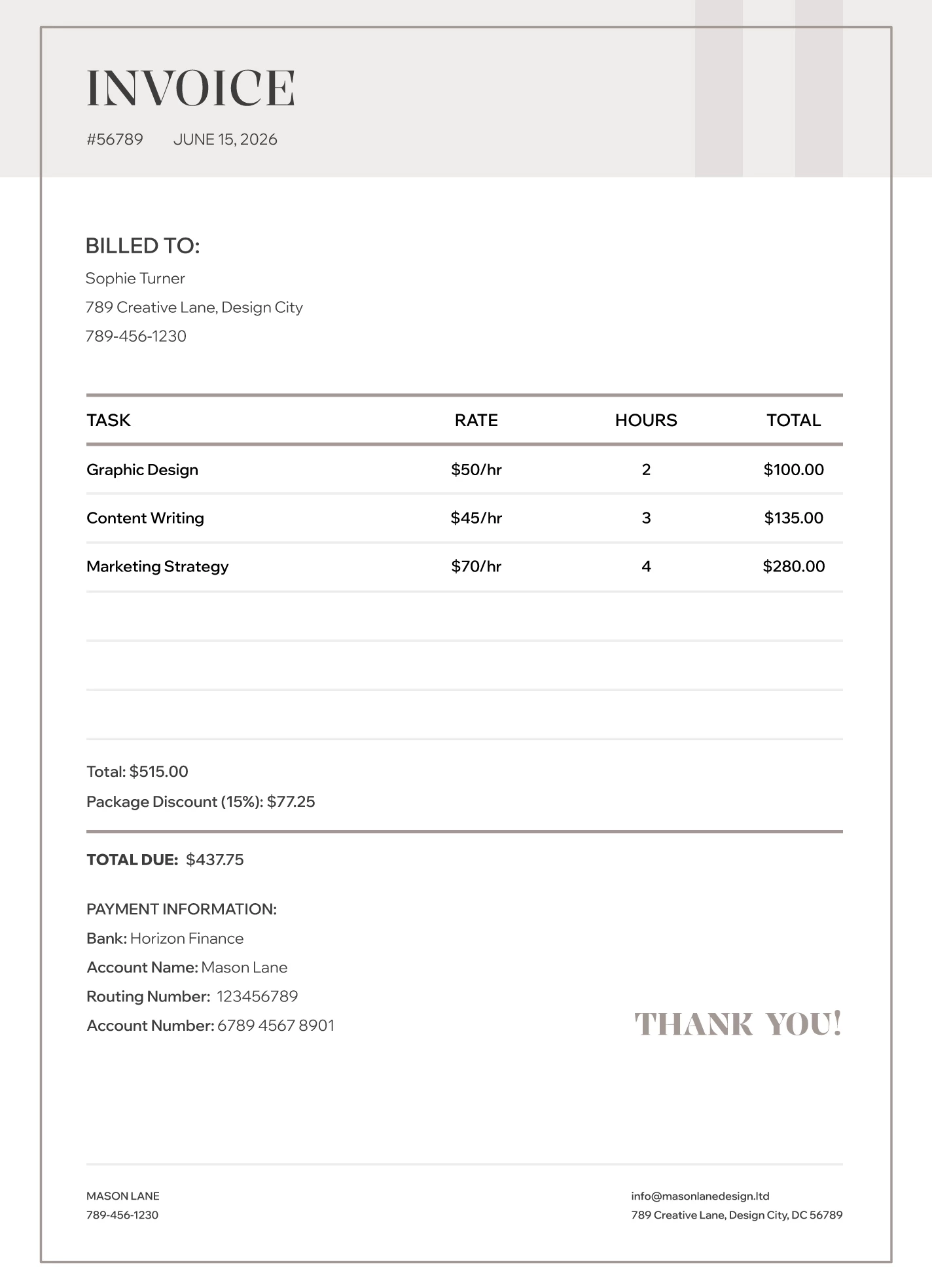 Free Invoice Google Docs Templates Gdoc io