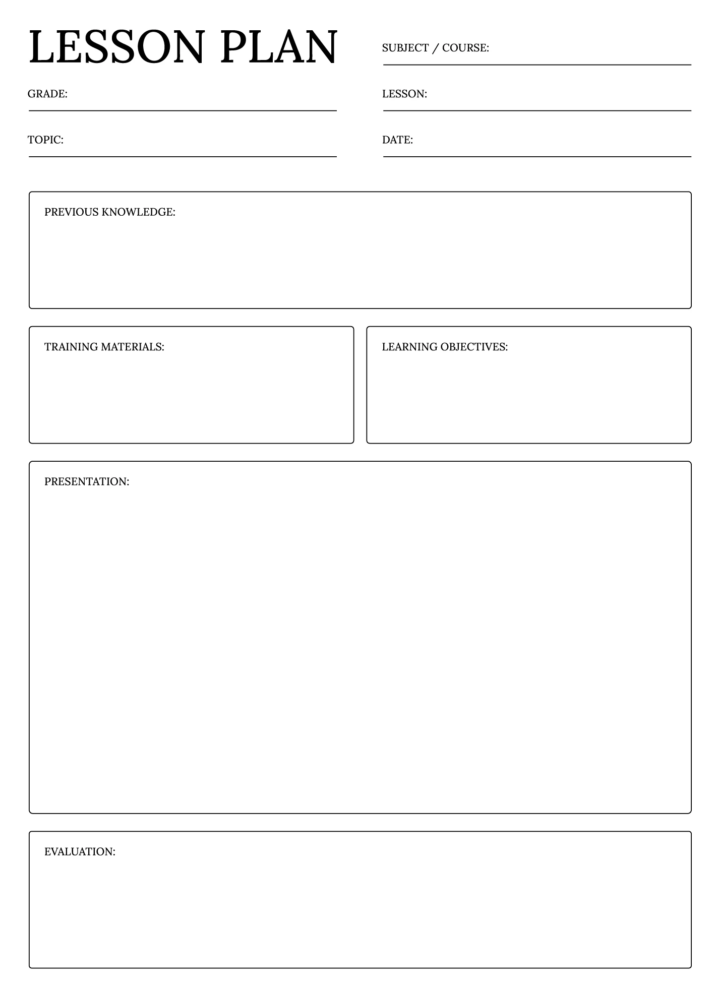 Free Lesson Plan Google Docs Templates Gdoc io