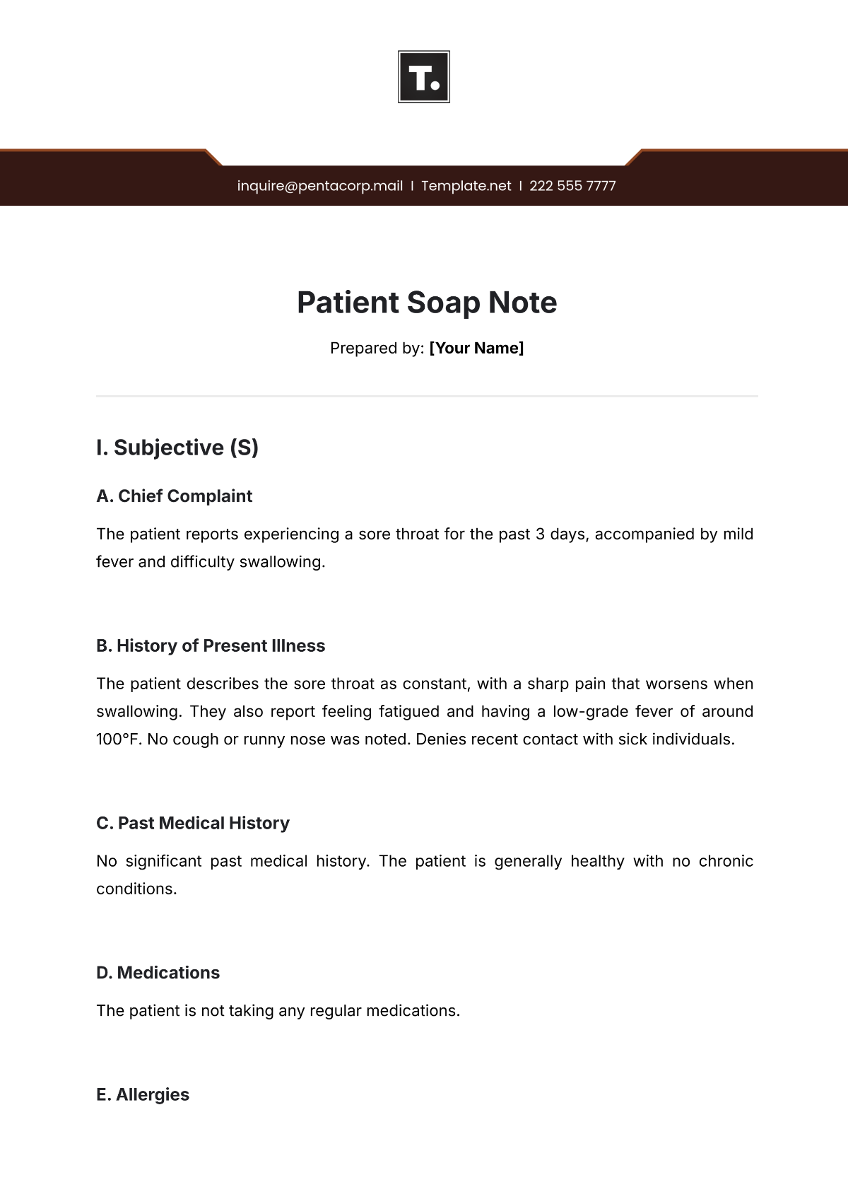 soap notes for doctors