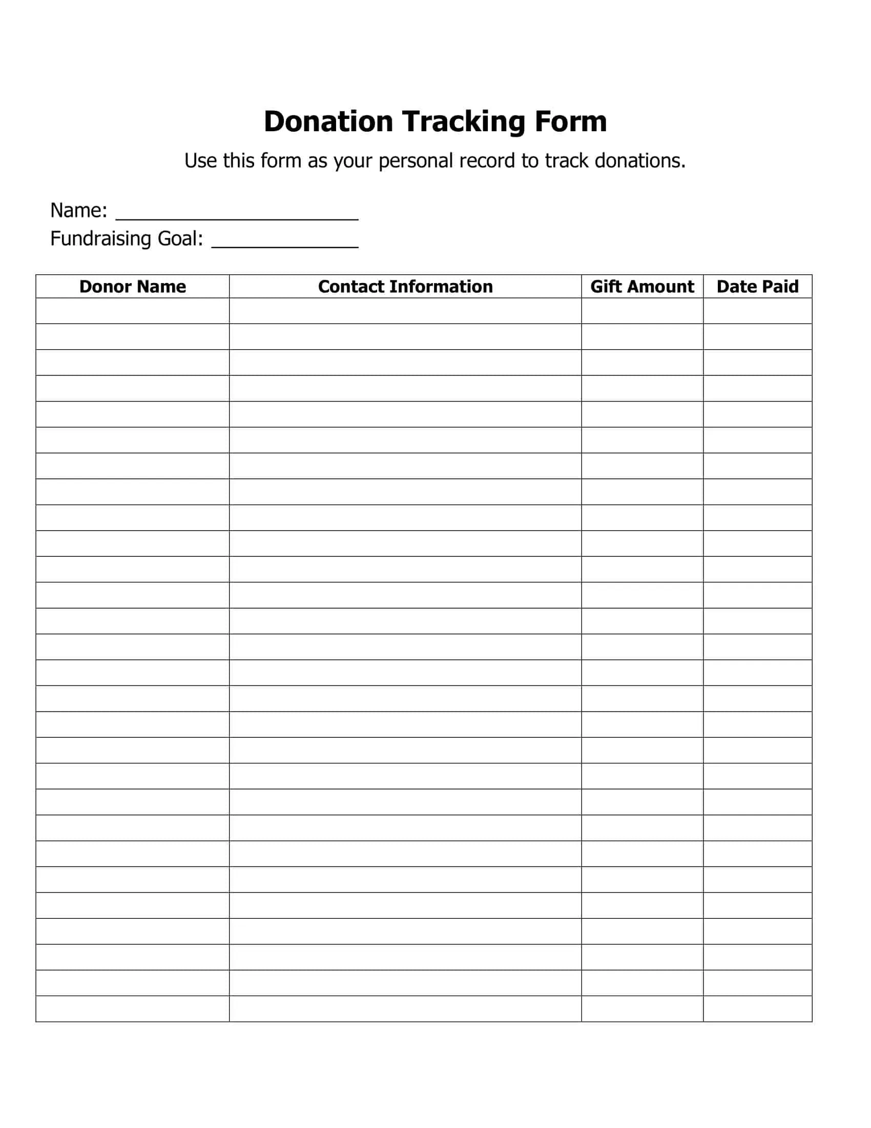 printable donation form pdf
