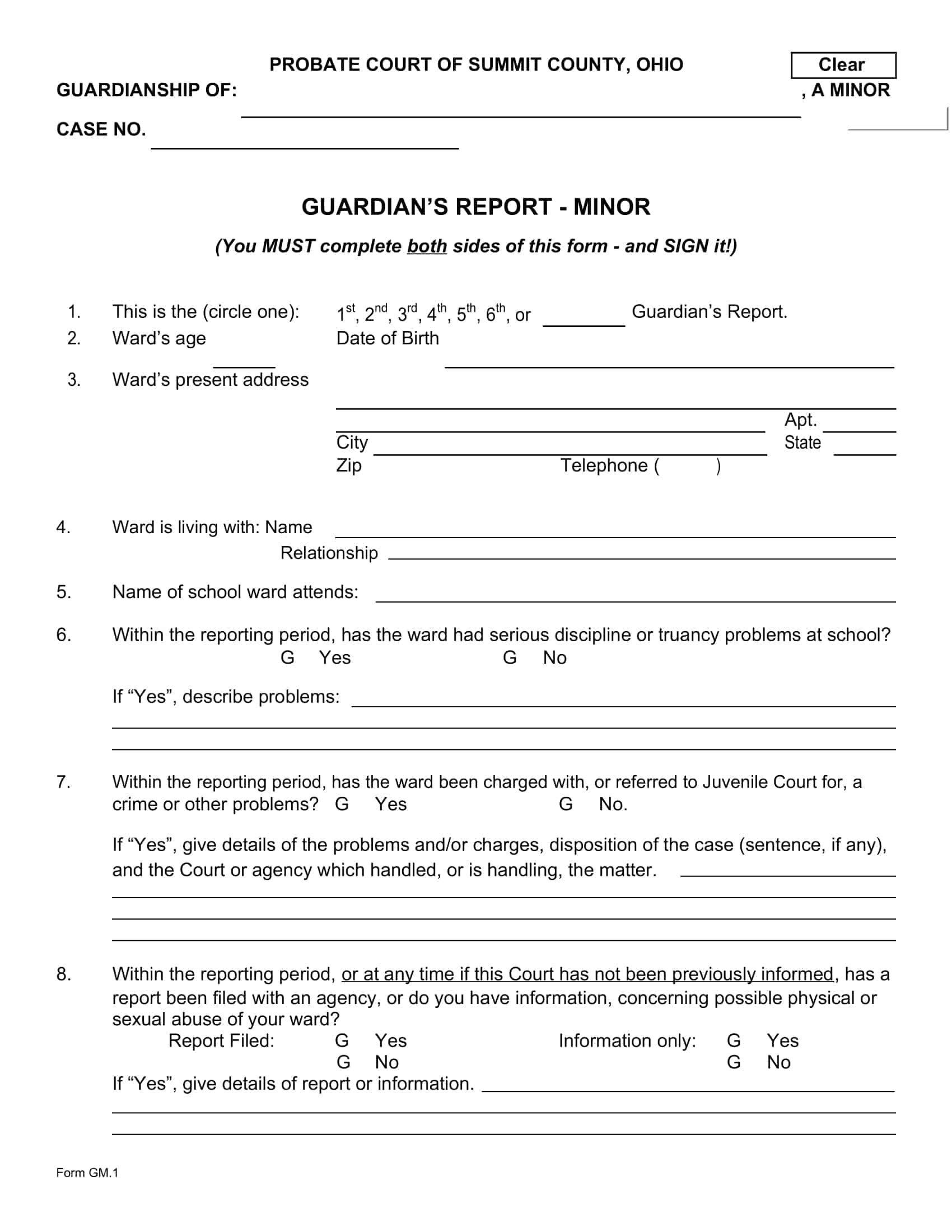 free printable legal forms pdf