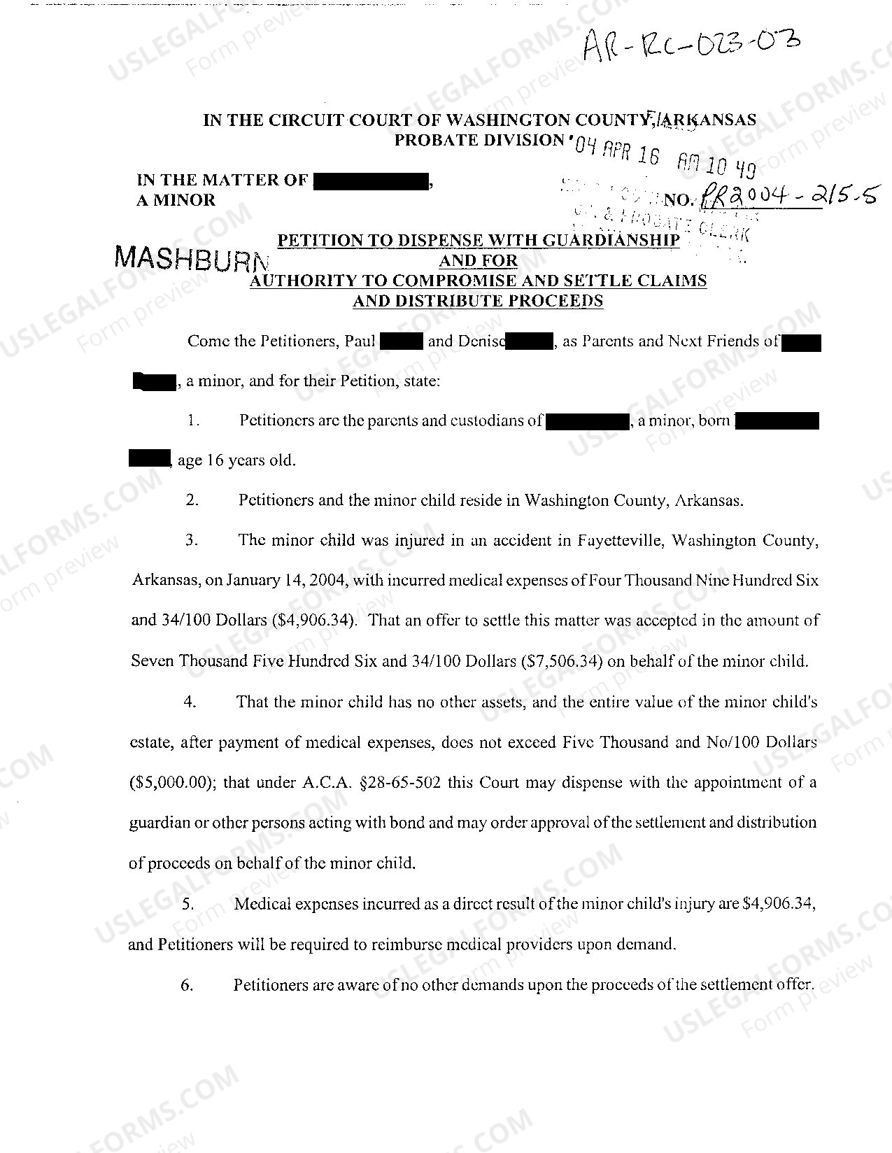 Free Printable Guardianship Forms Arkansas Printable Study Planner