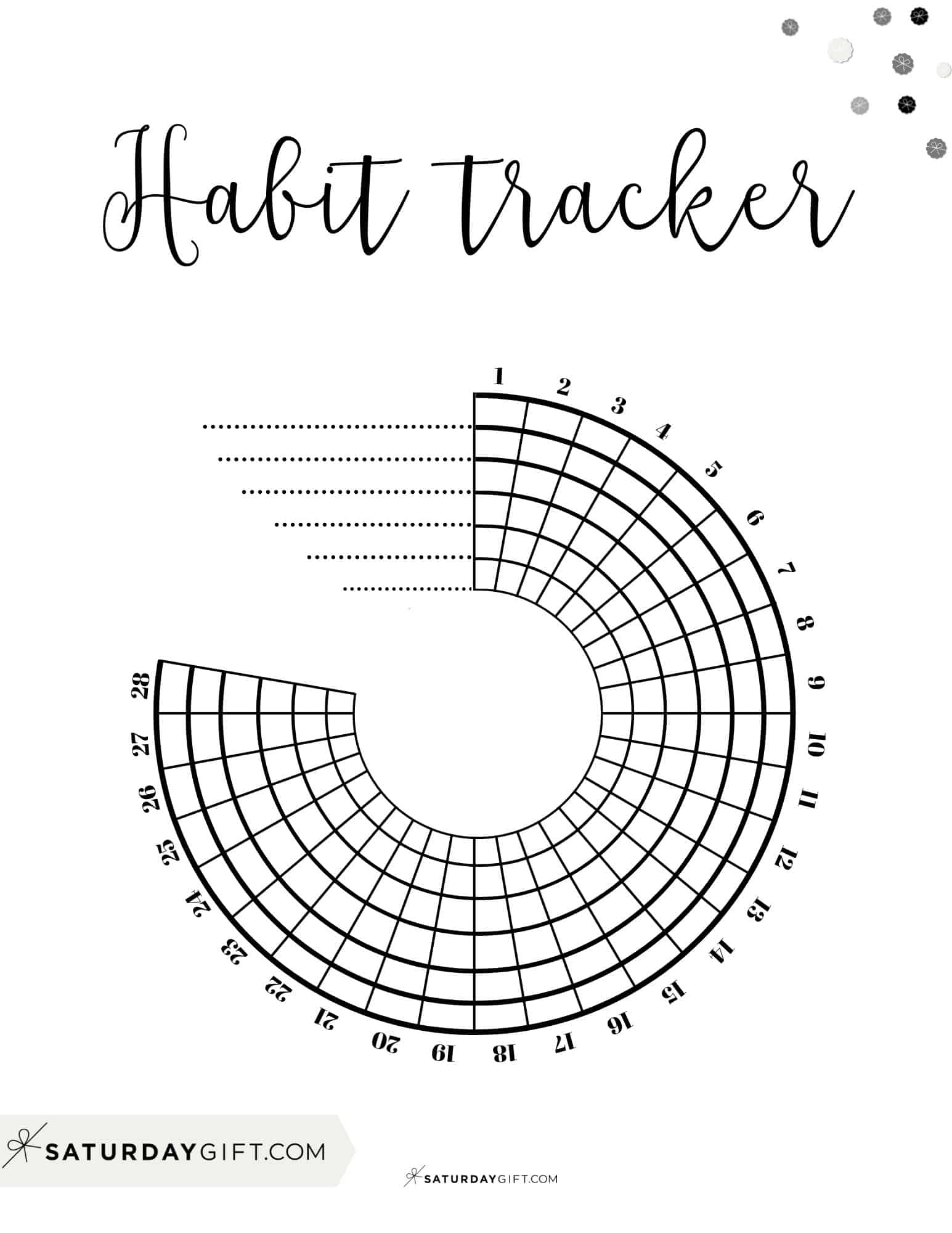 Free Printable Habit Trackers 55 Cute Simple Templates