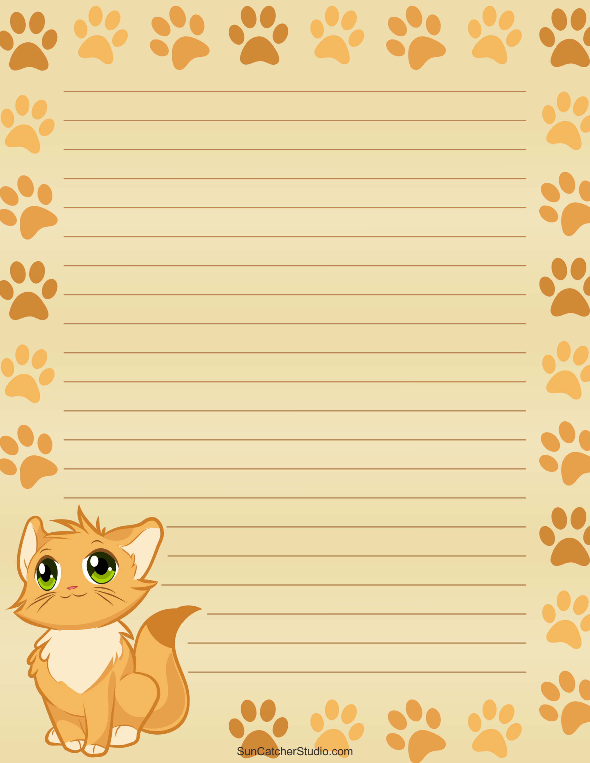 stationery to print free