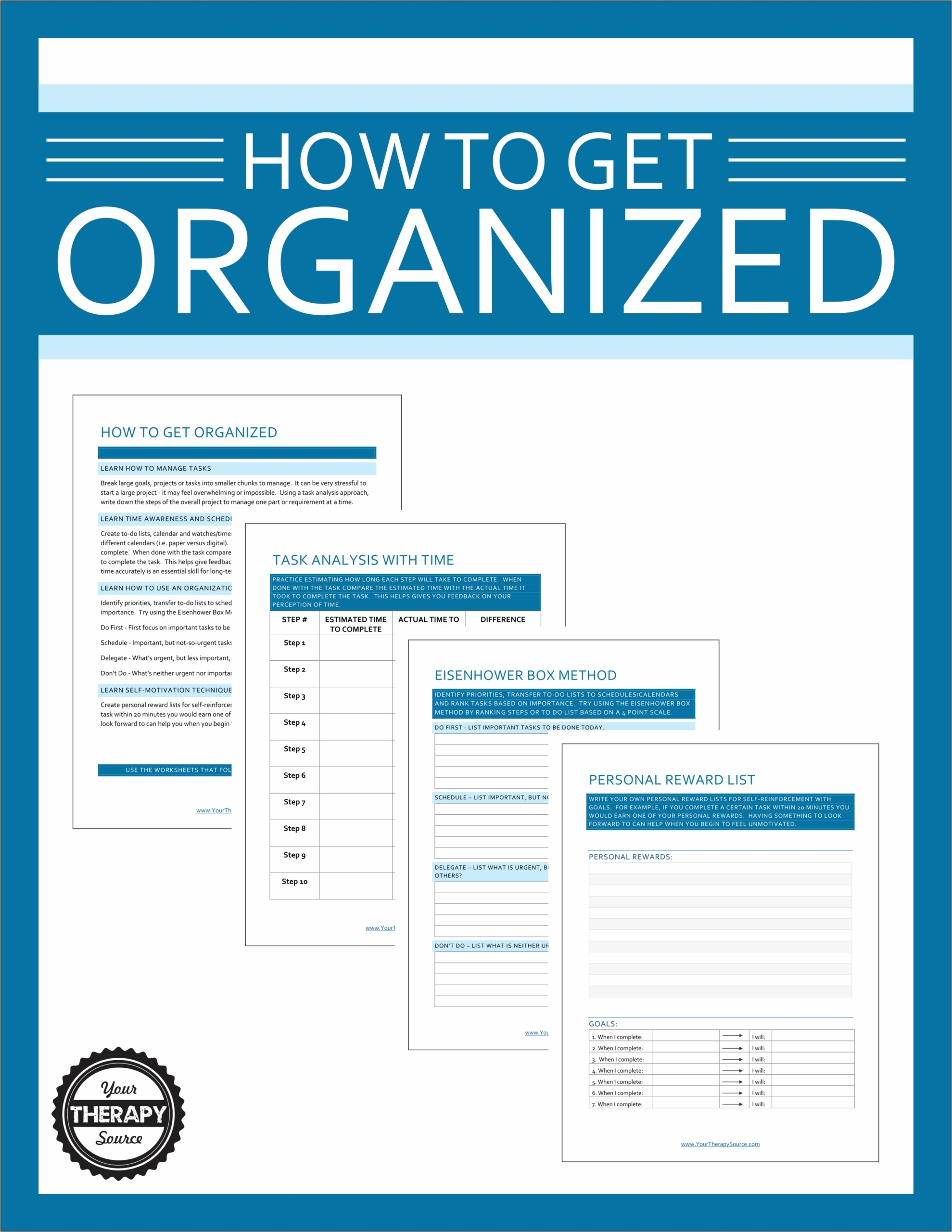 free printable forms for organizing