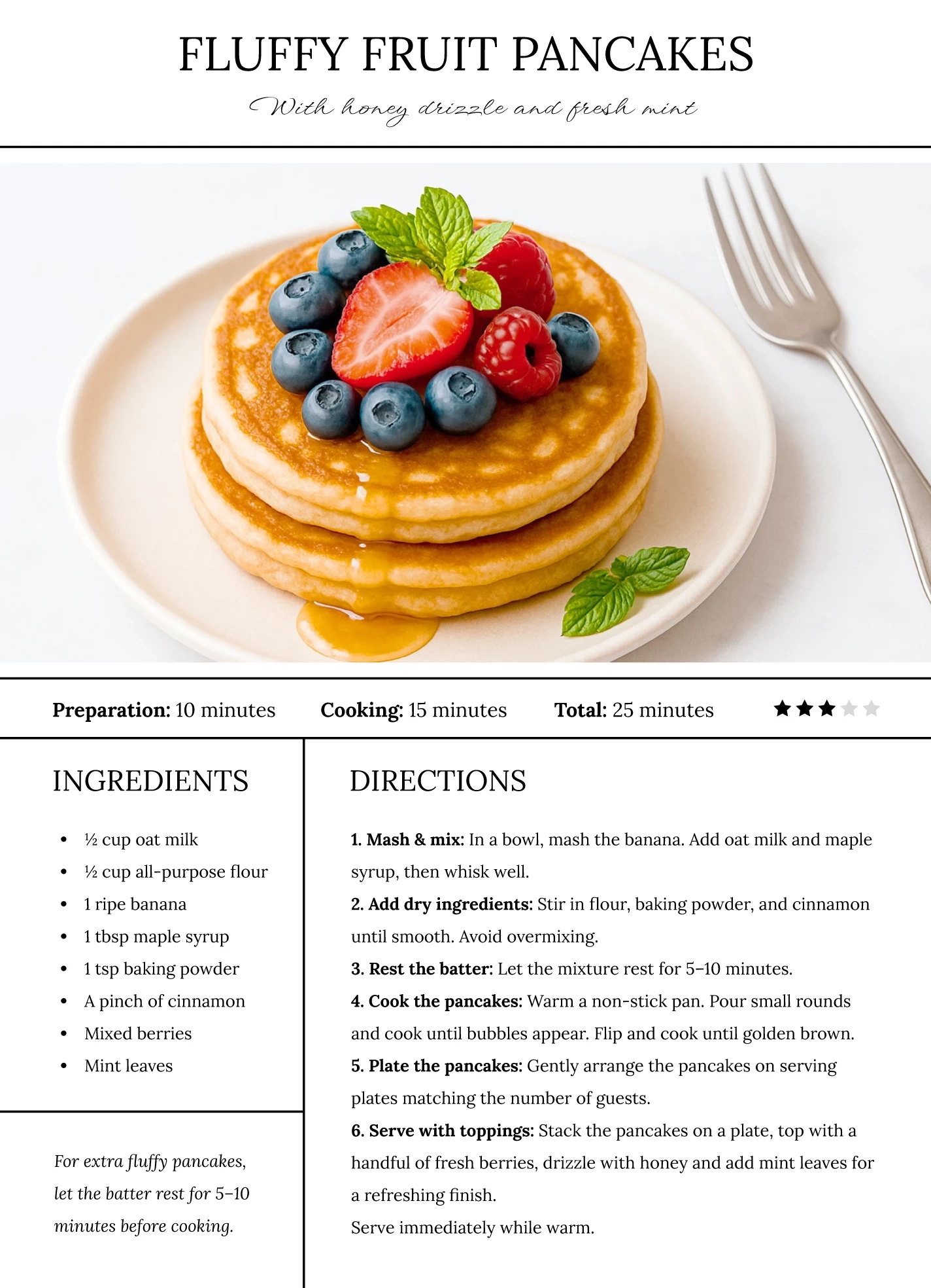 Free Recipe Google Docs Templates Gdoc io