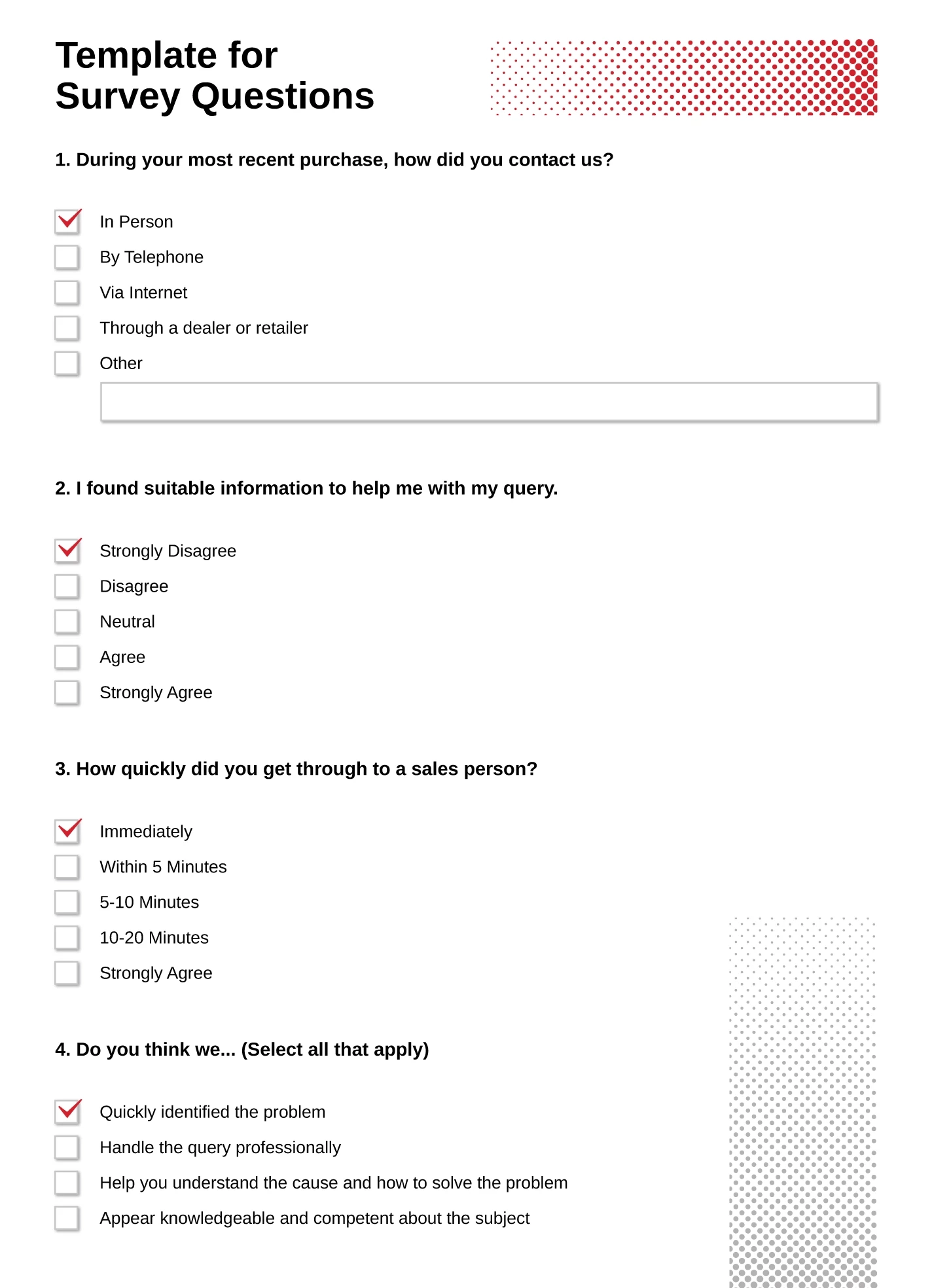 Free Survey Google Docs Templates Gdoc io