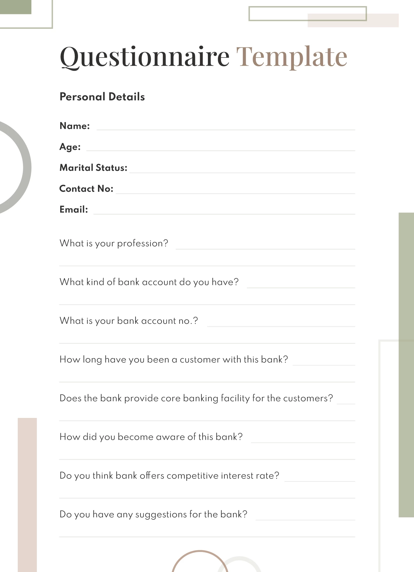 Free Survey Google Docs Templates Gdoc io