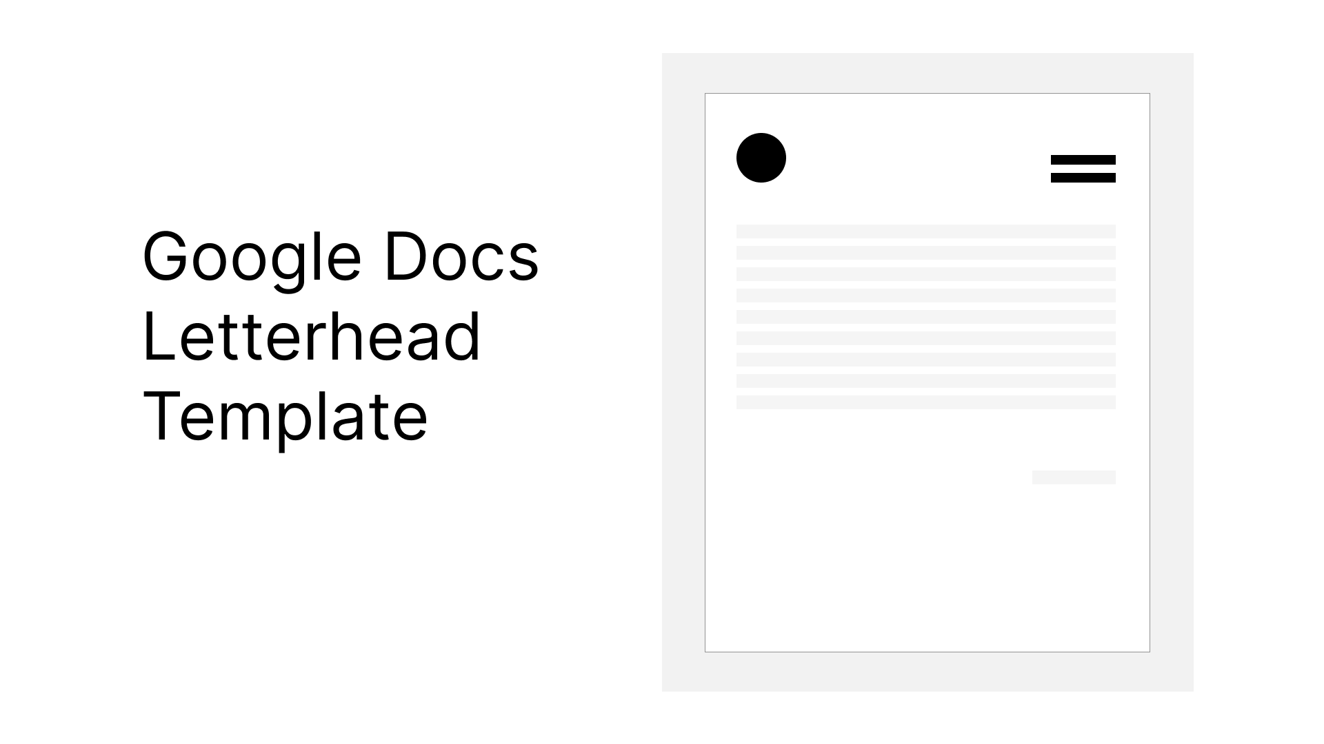 Google Docs Letterhead Template Figma