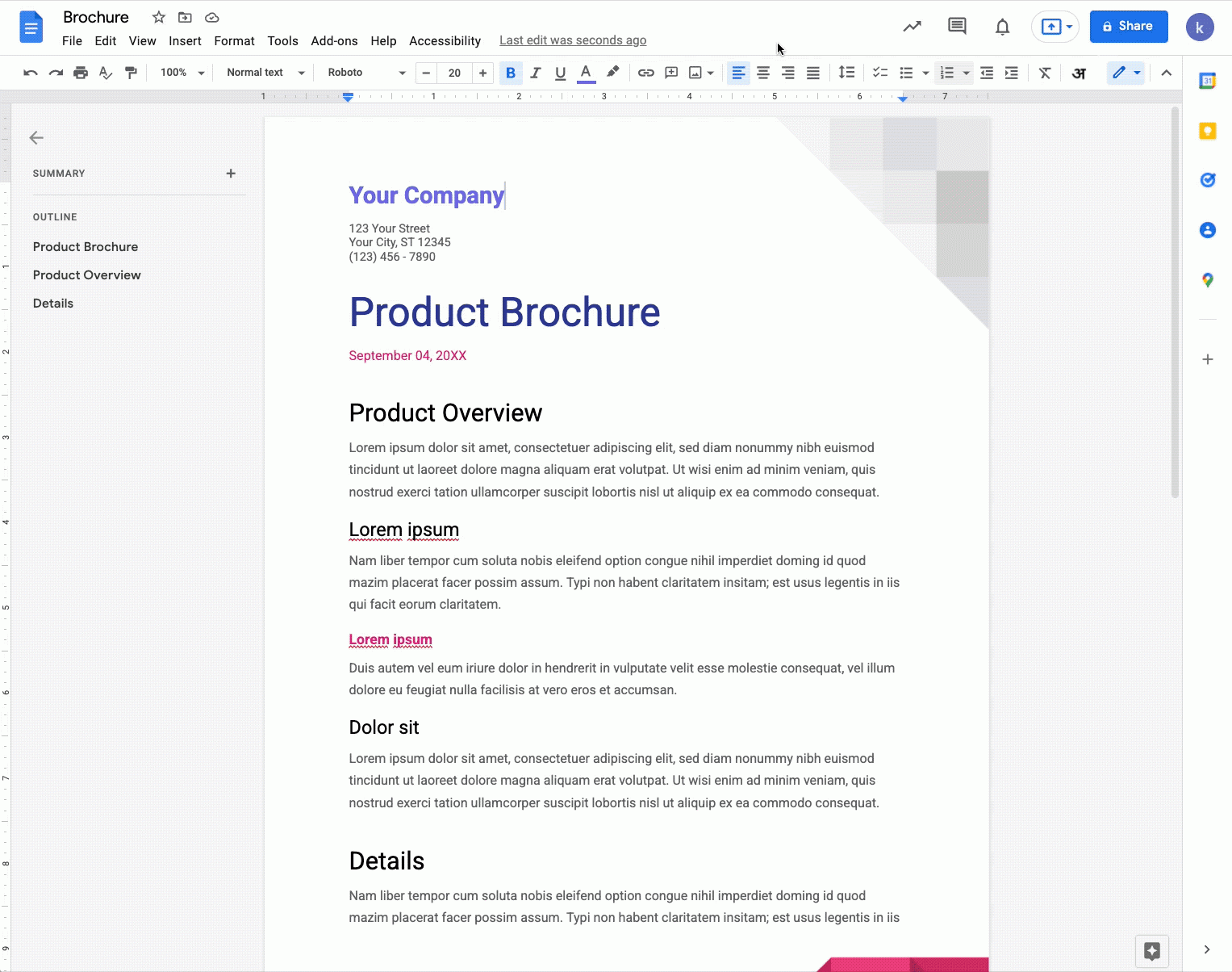 Google Workspace Updates Create Or Import Text Watermarks In Google Docs