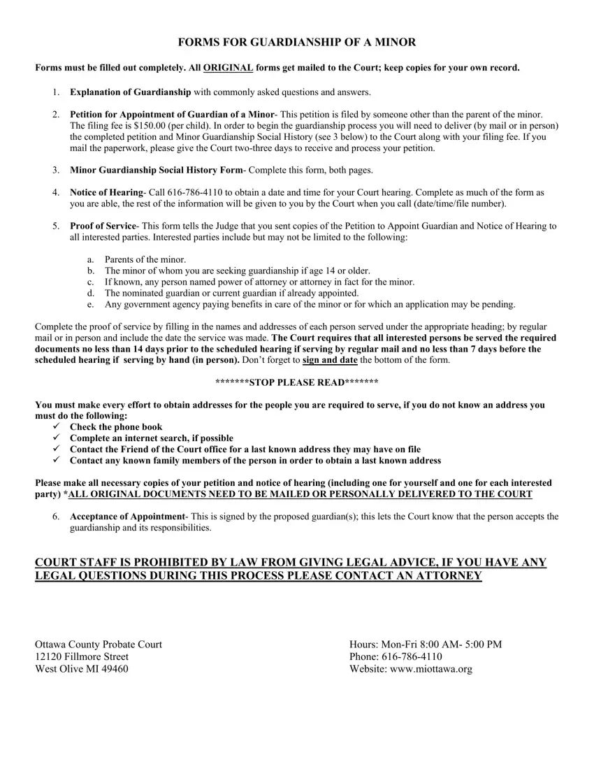 Guardianship Form Indiana Fill Out Printable PDF Forms