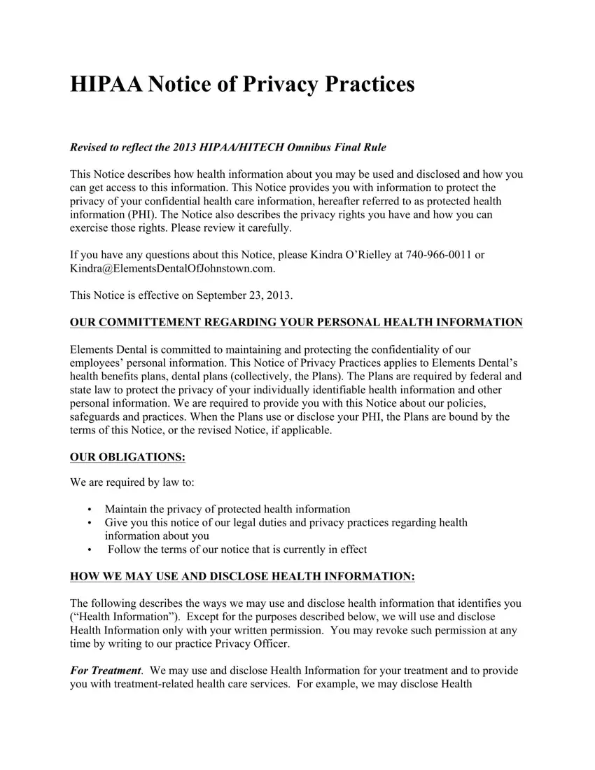 Hipaa Form Dental Office Fill Out Printable PDF Forms