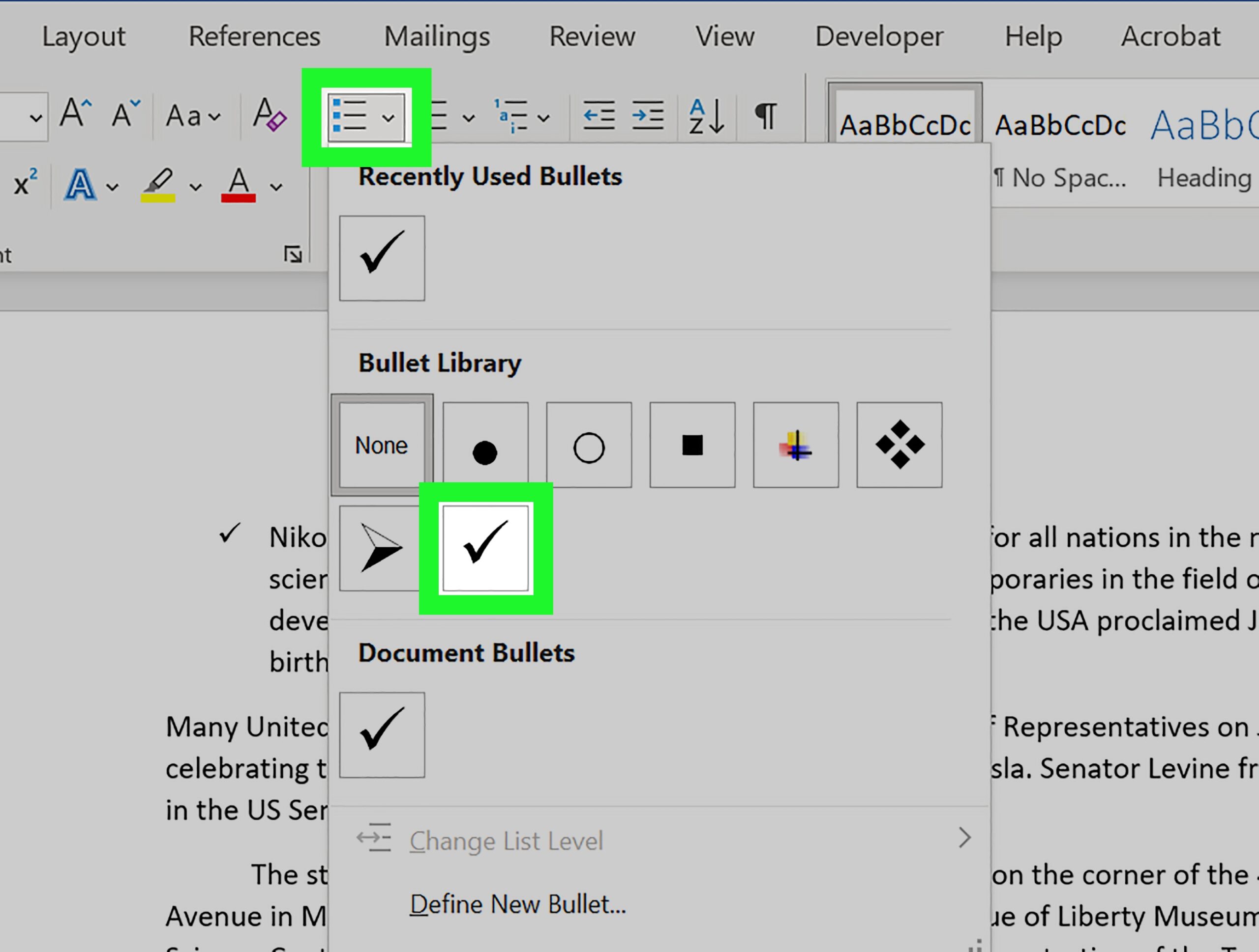 How To Add A Check Mark To A Word Document 8 Easy Ways