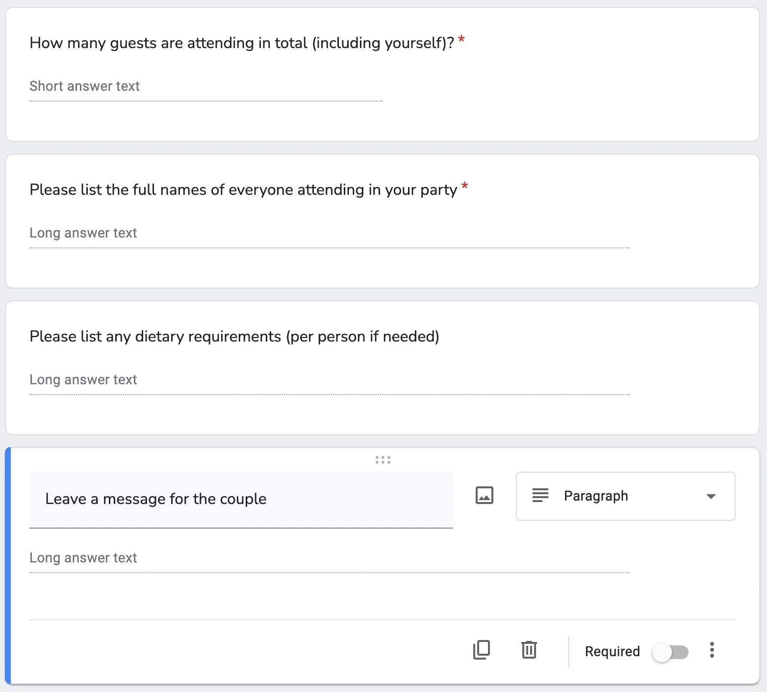 google forms printable