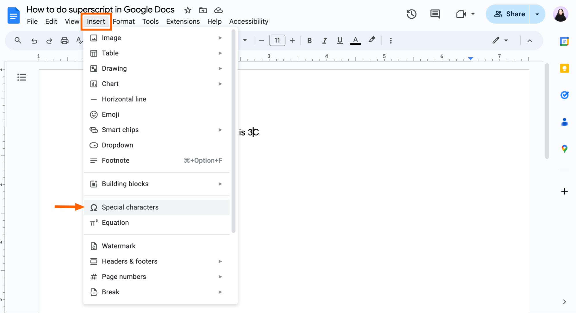 How To Do Subscript And Superscript In Google Docs Zapier