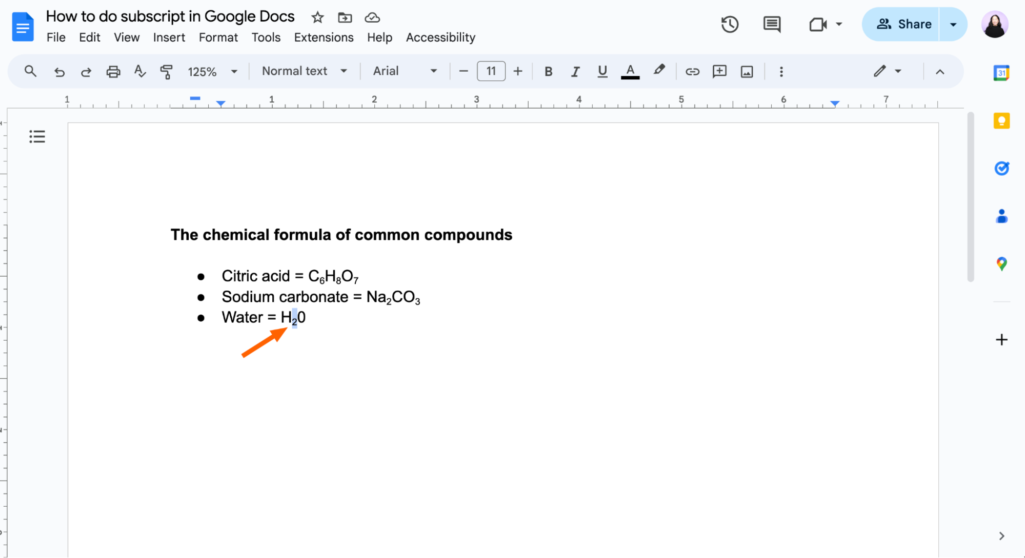 How To Do Subscript And Superscript In Google Docs Zapier