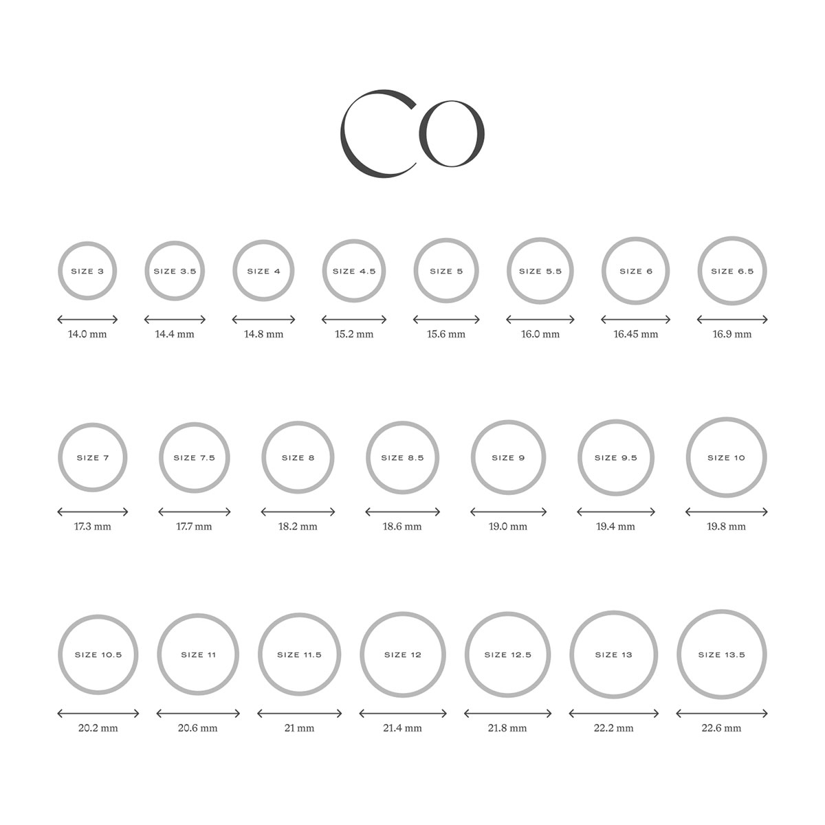 printable ring sizing chart