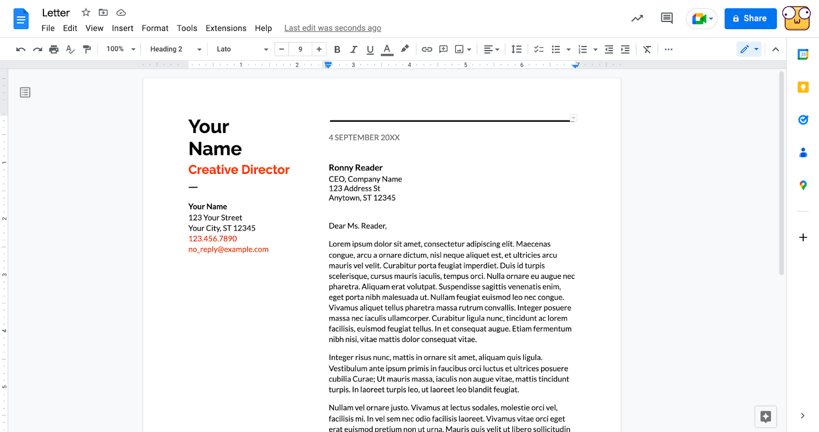 How To Make A Cover Letter On Google Docs Stepwise Guide And Tips