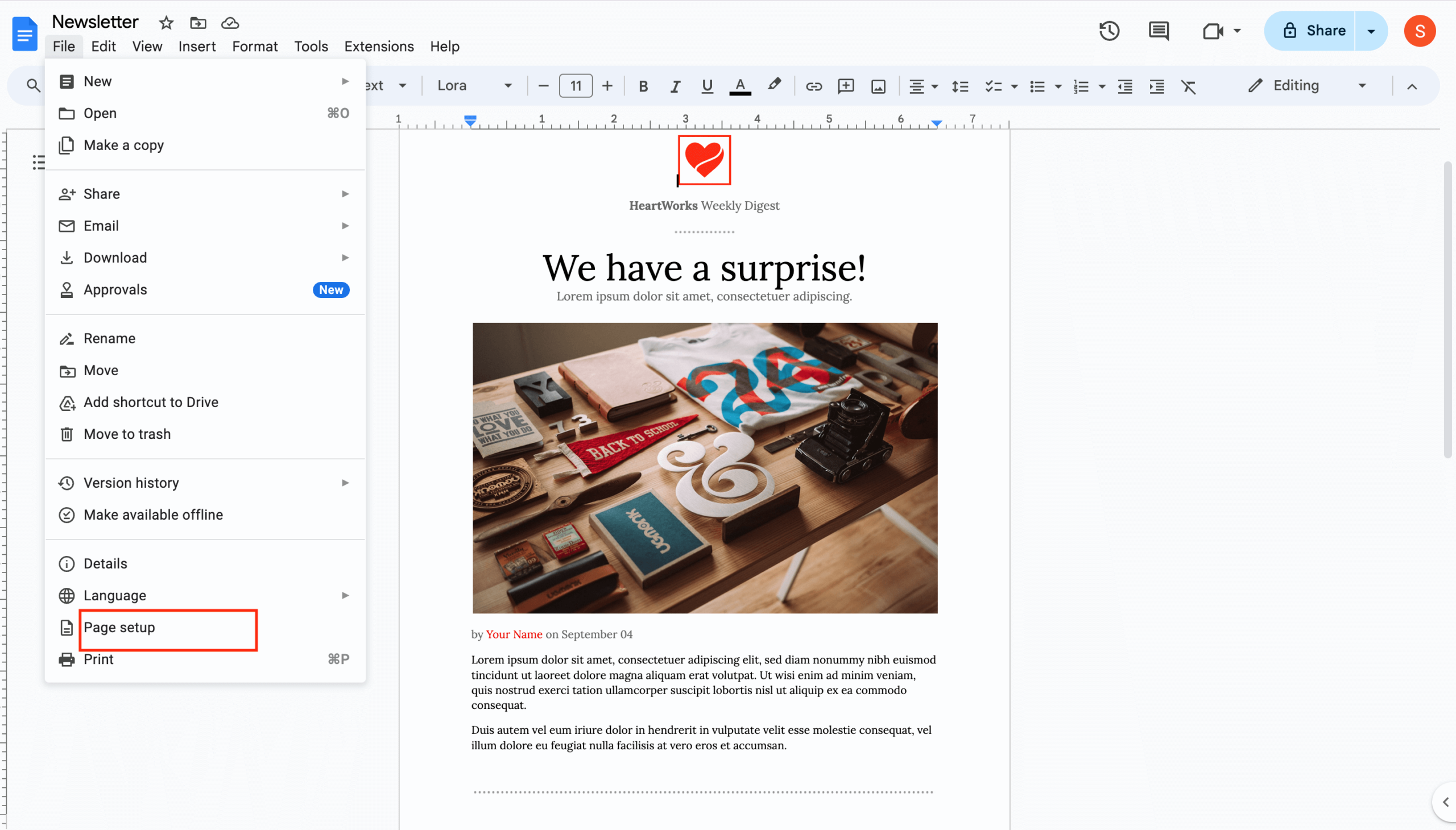 How To Make A Flyer On Google Docs