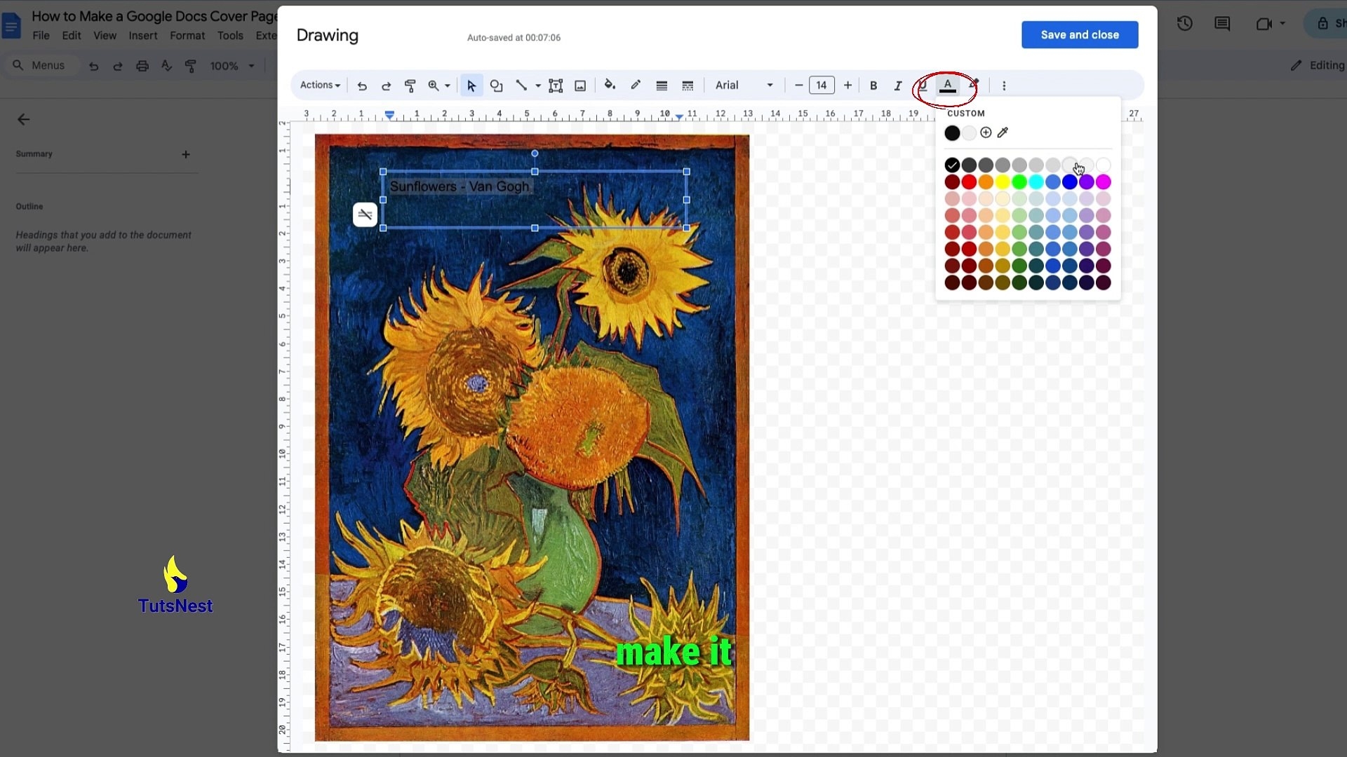 How To Make A Google Docs Cover Page Video Dailymotion