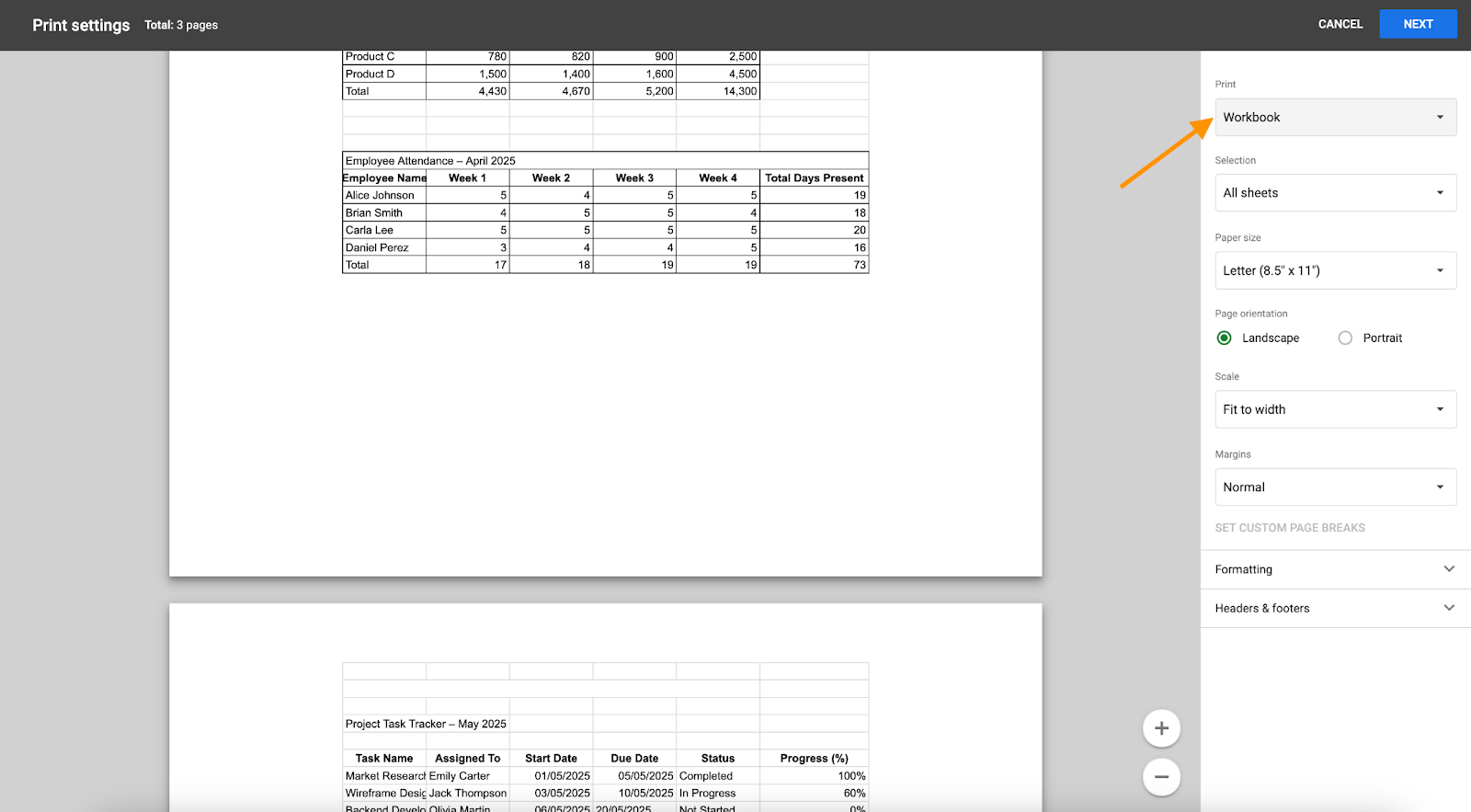 How To Set The Print Area In Google Sheets Fast The Jotform Blog