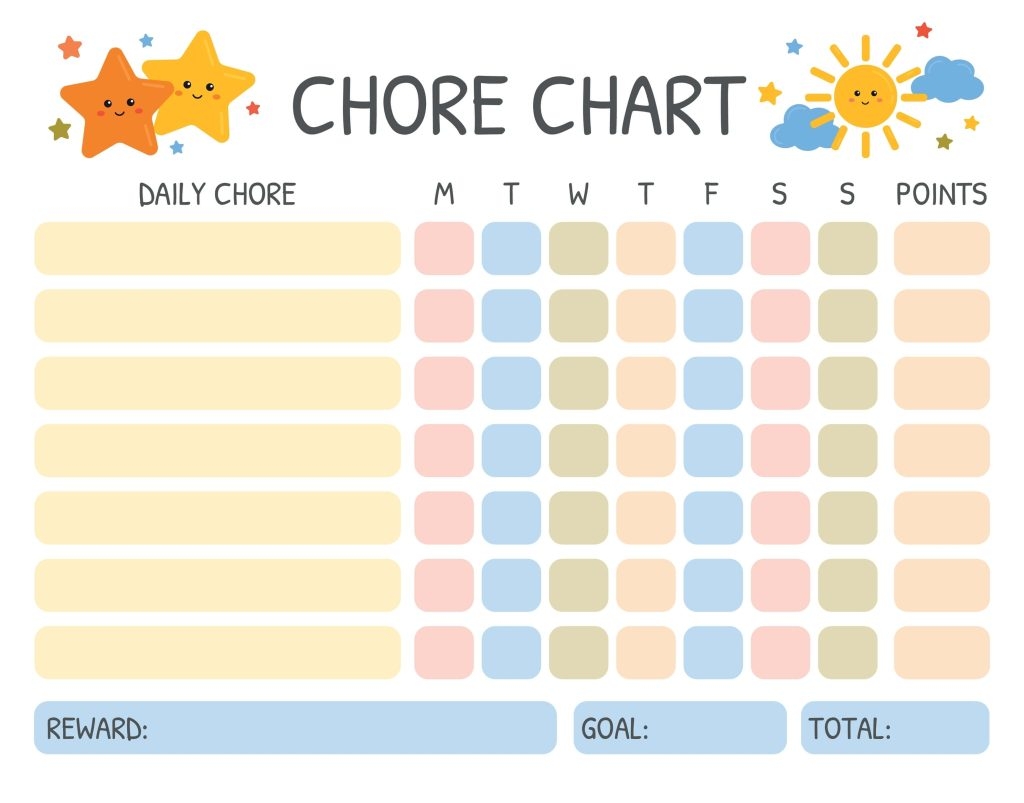 free printable charts for behavior