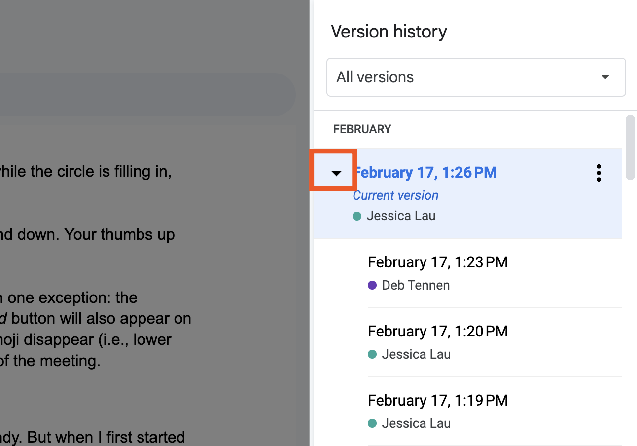 How To Use Google Docs Version History