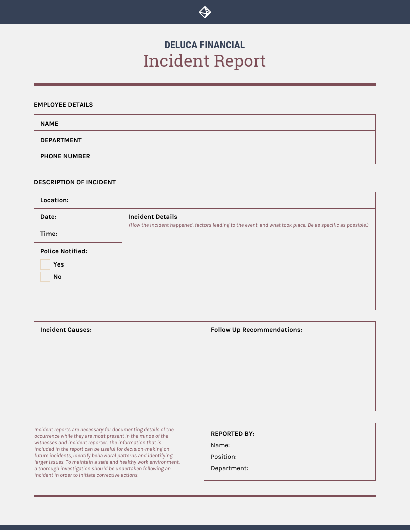 Incident Report Definition Examples And How To Write One