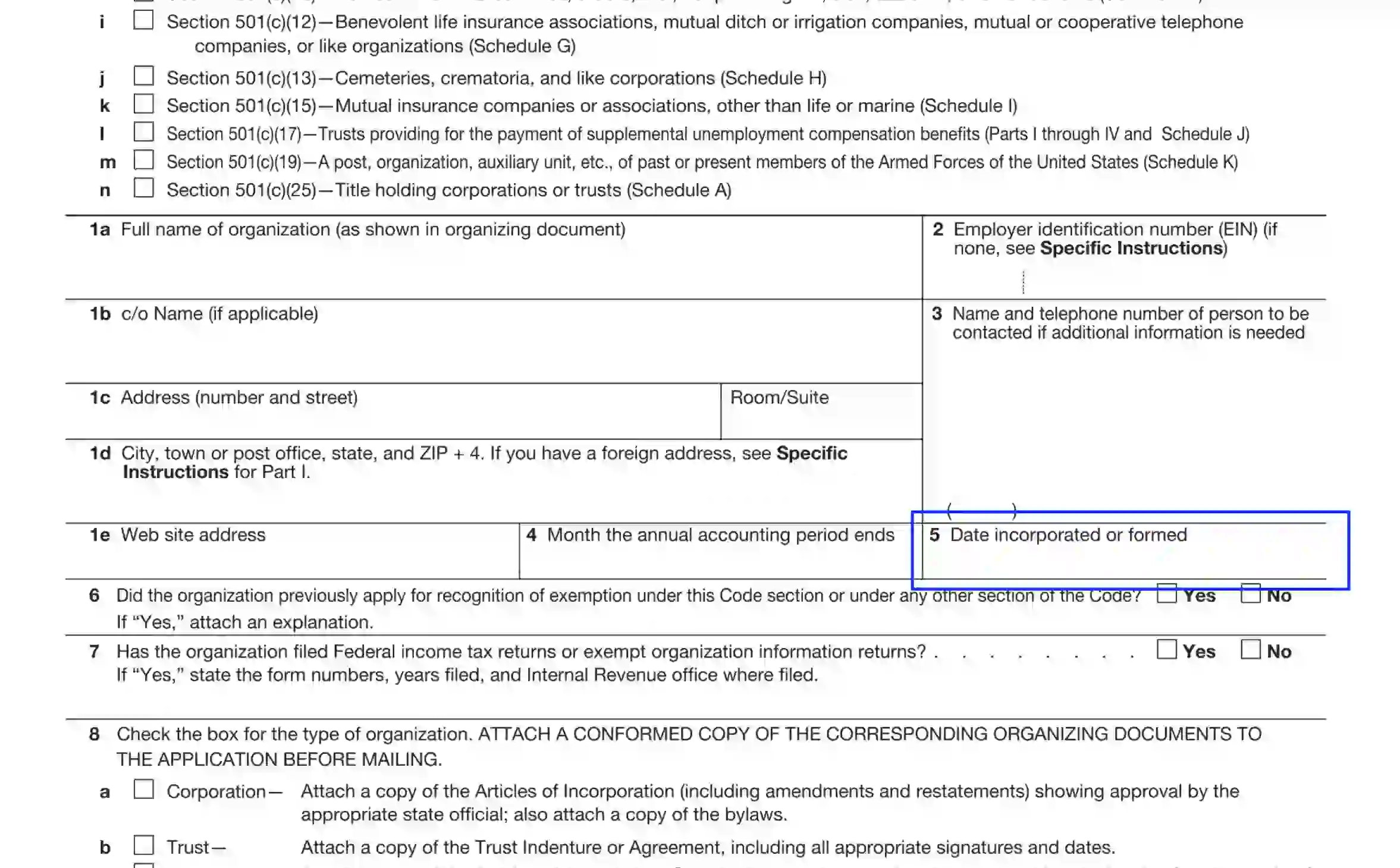 IRS Form 1024 Fill Out Printable PDF Forms Online