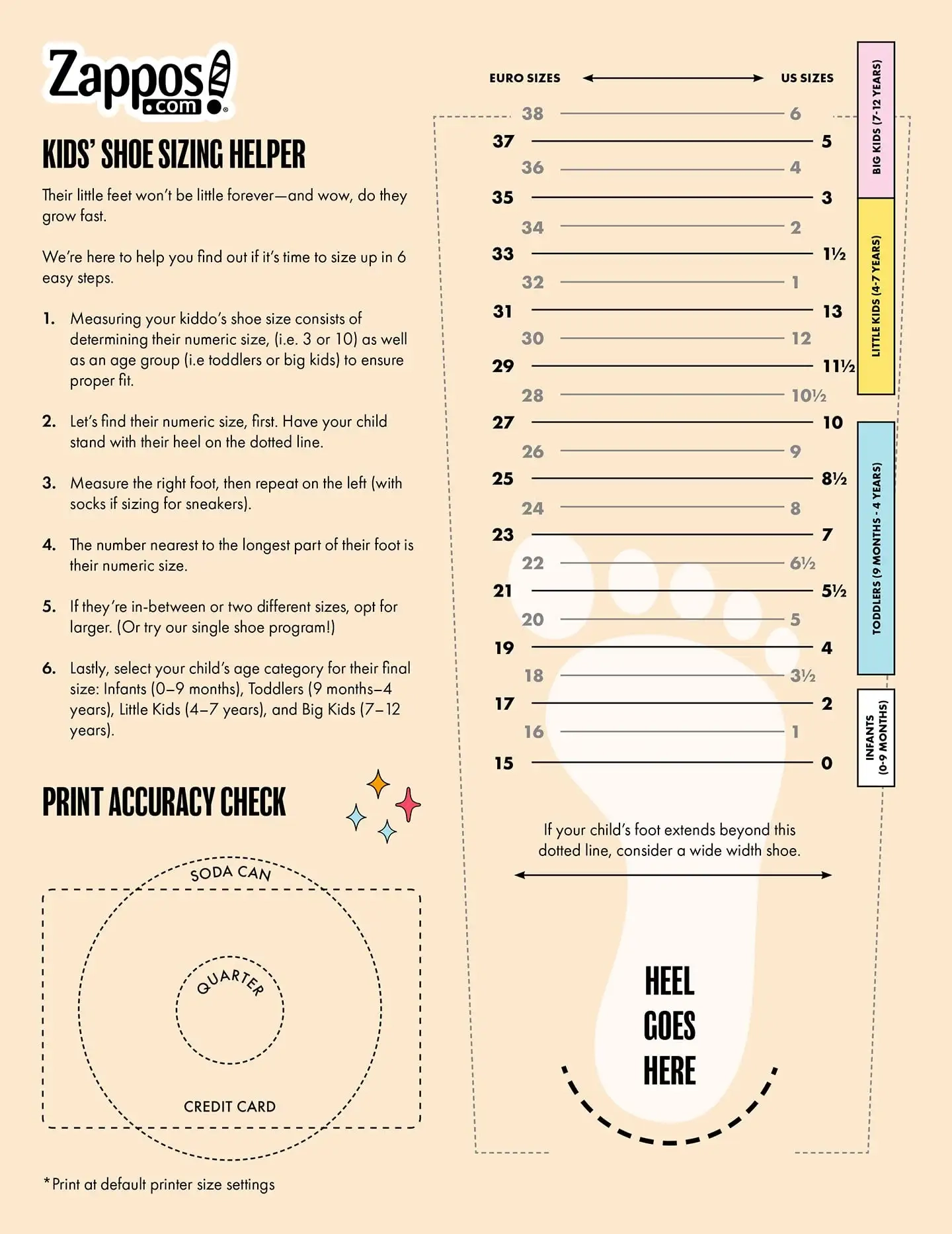 Kids Shoe Size Zappos
