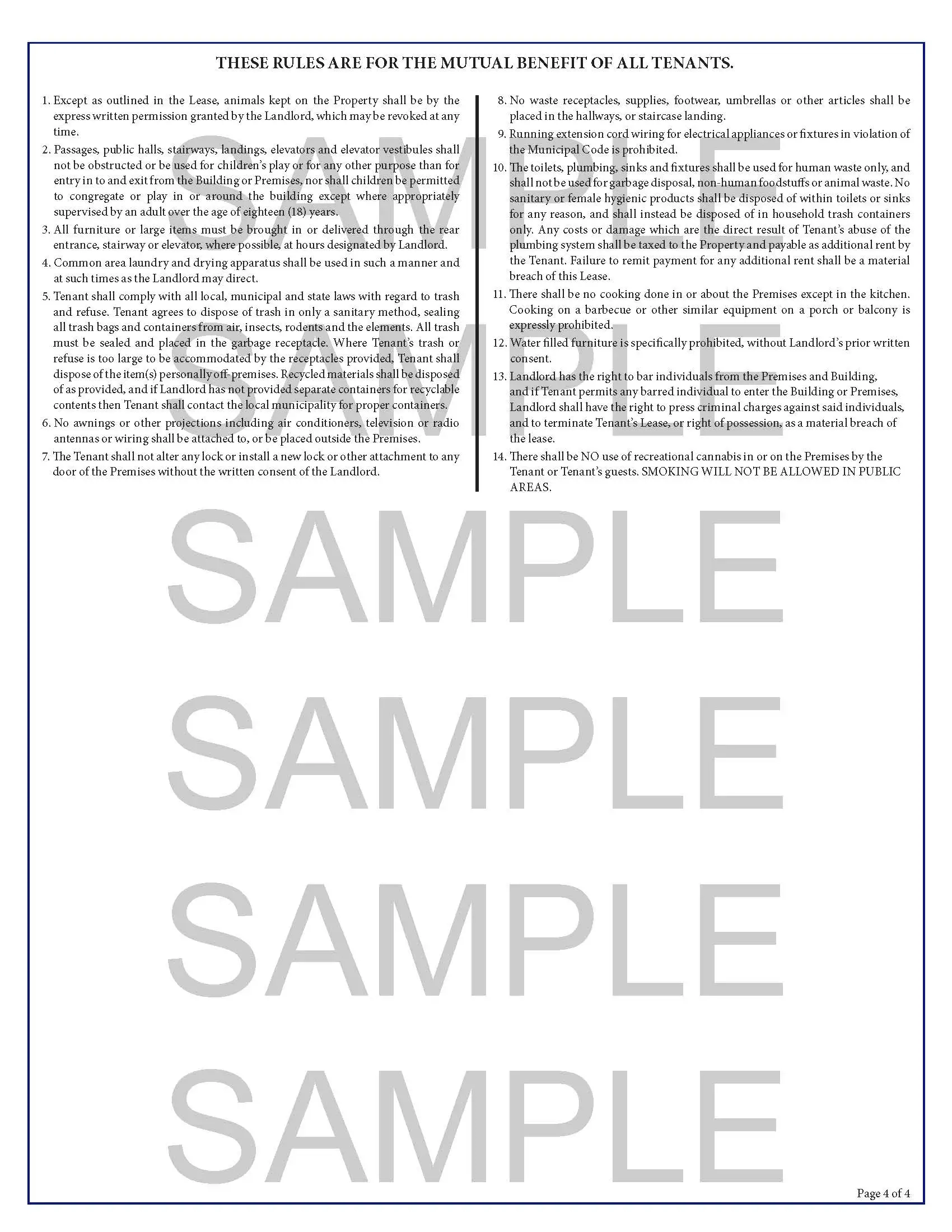 Lease 101 Illinois Apartment Lease Unfurnished Form101 American Legal Forms