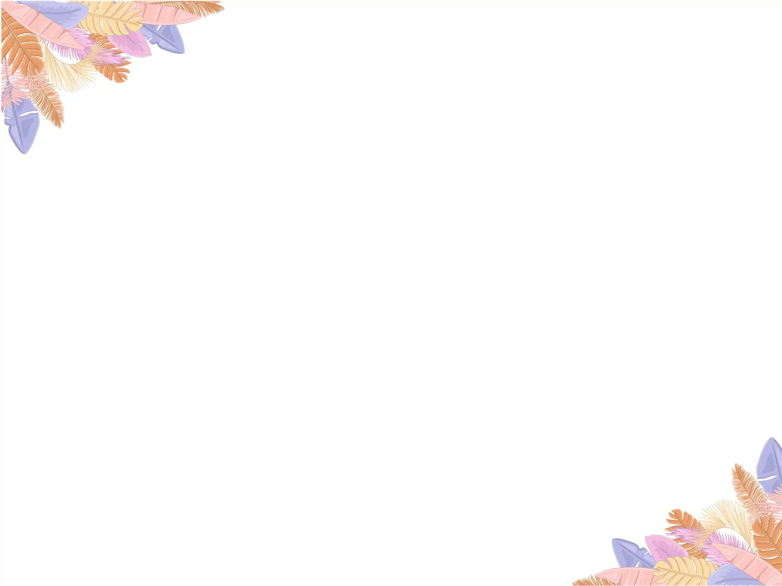 Leaves PowerPoint Google Slides Background