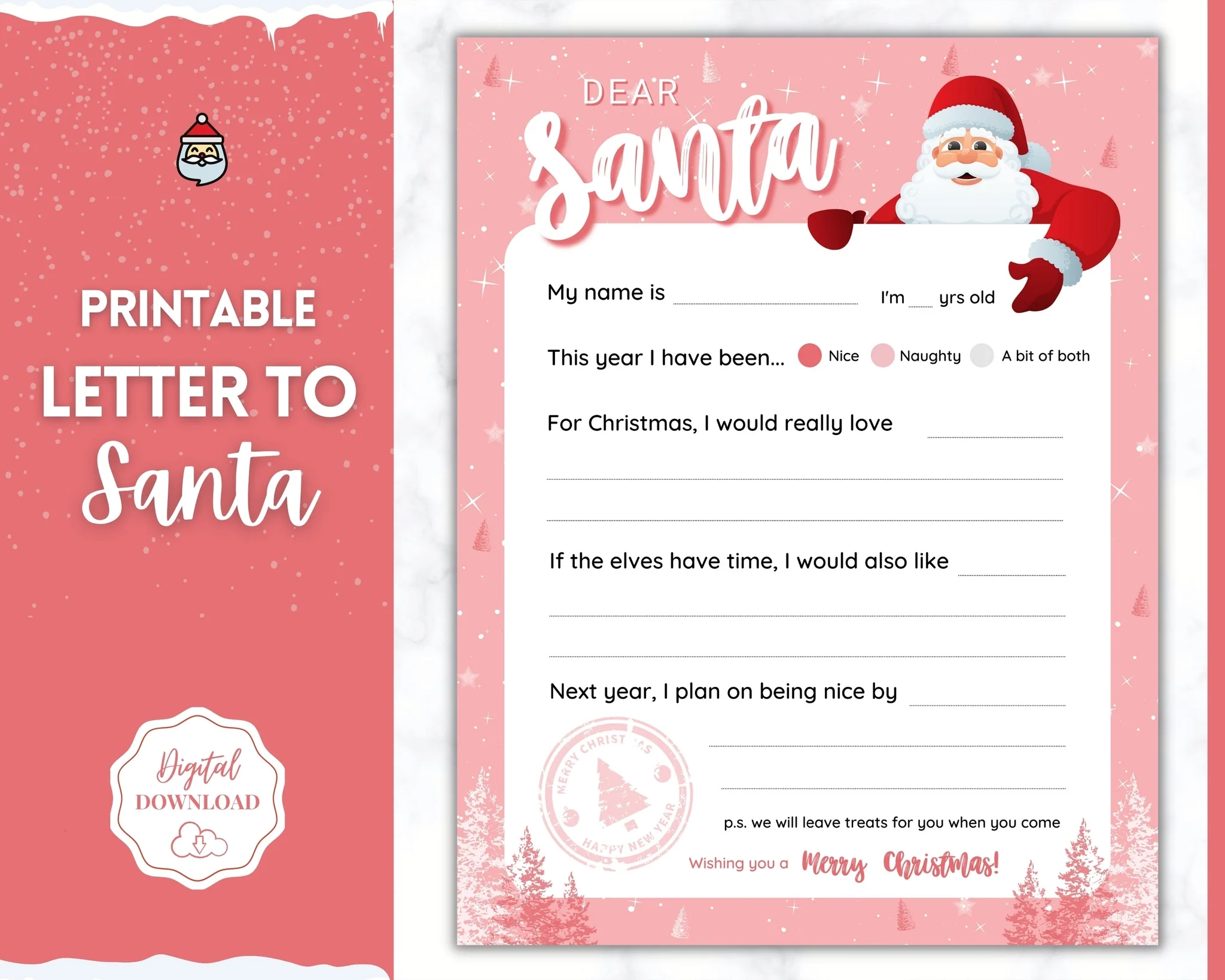 santa claus letters templates
