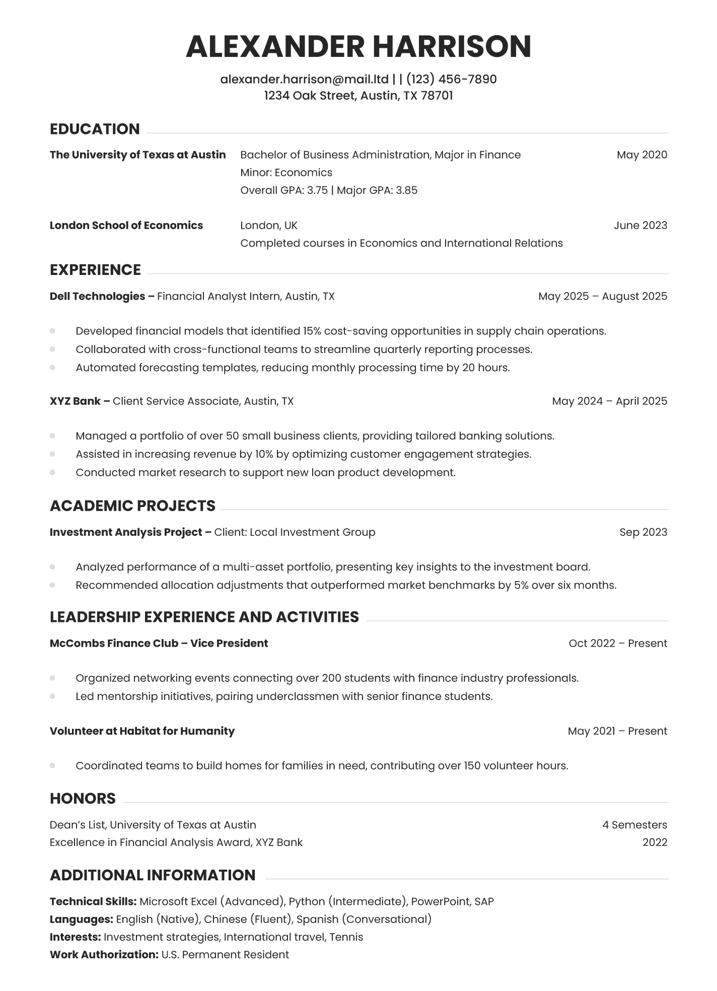 Mccombs Resume Free Google Docs Template Gdoc io