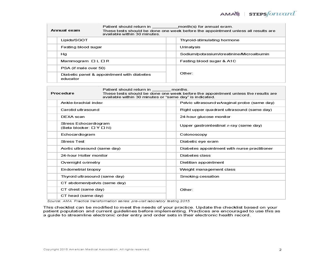 Medicare Annual Wellness Visit Template Aafp One Checklist That You Should Keep In Mind Befo 