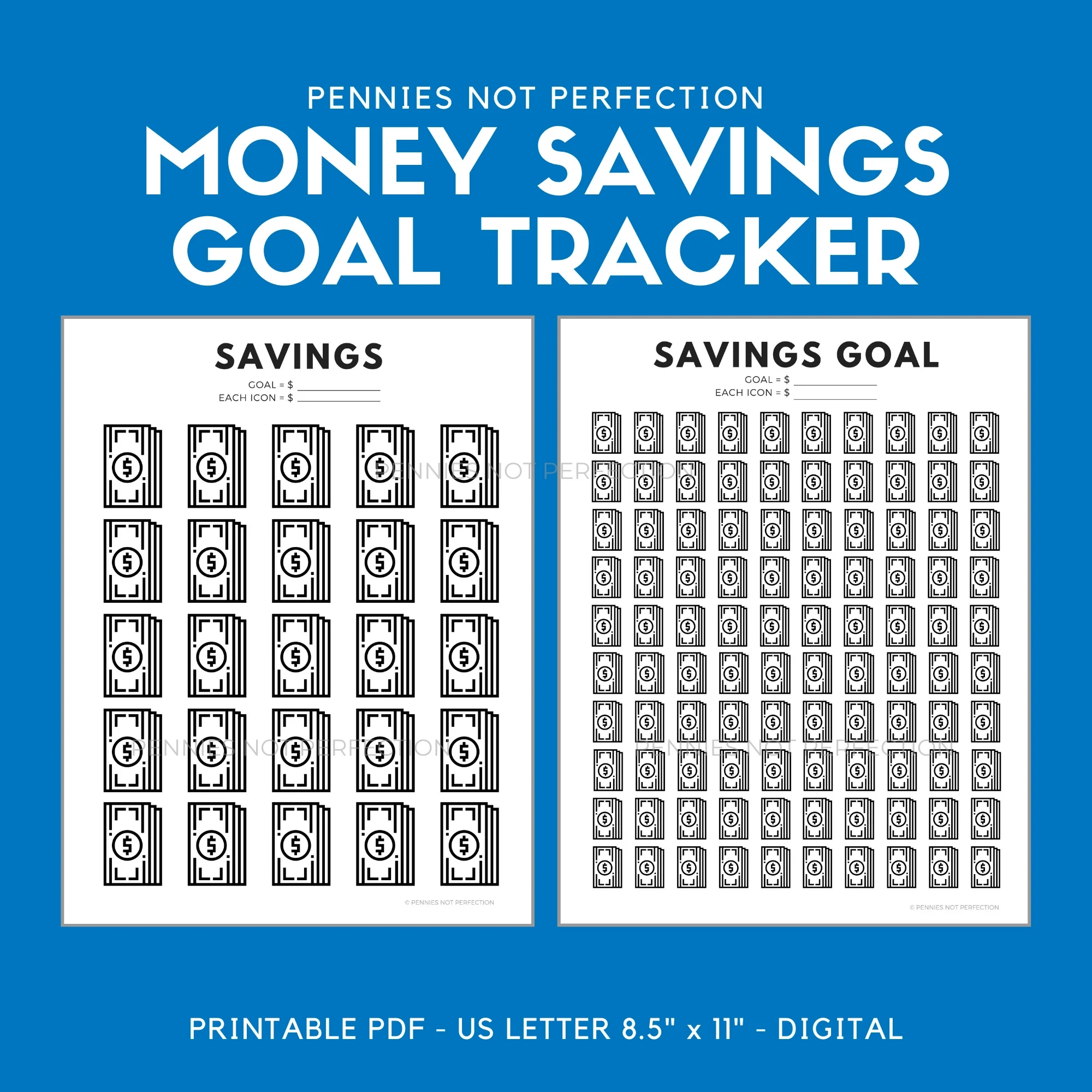 money saving chart printable