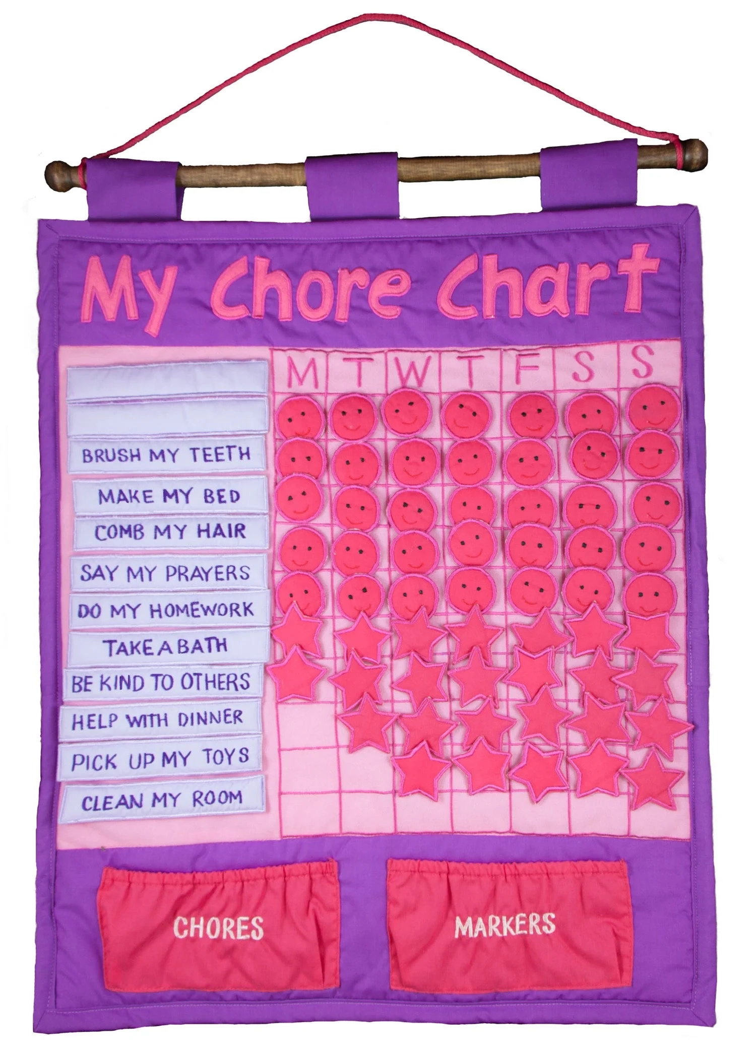 My Chore Chart Pink Purple My Growing Season Pockets Of Learning My Growing Season