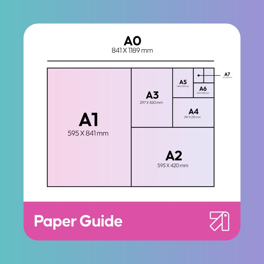 printable paper size chart